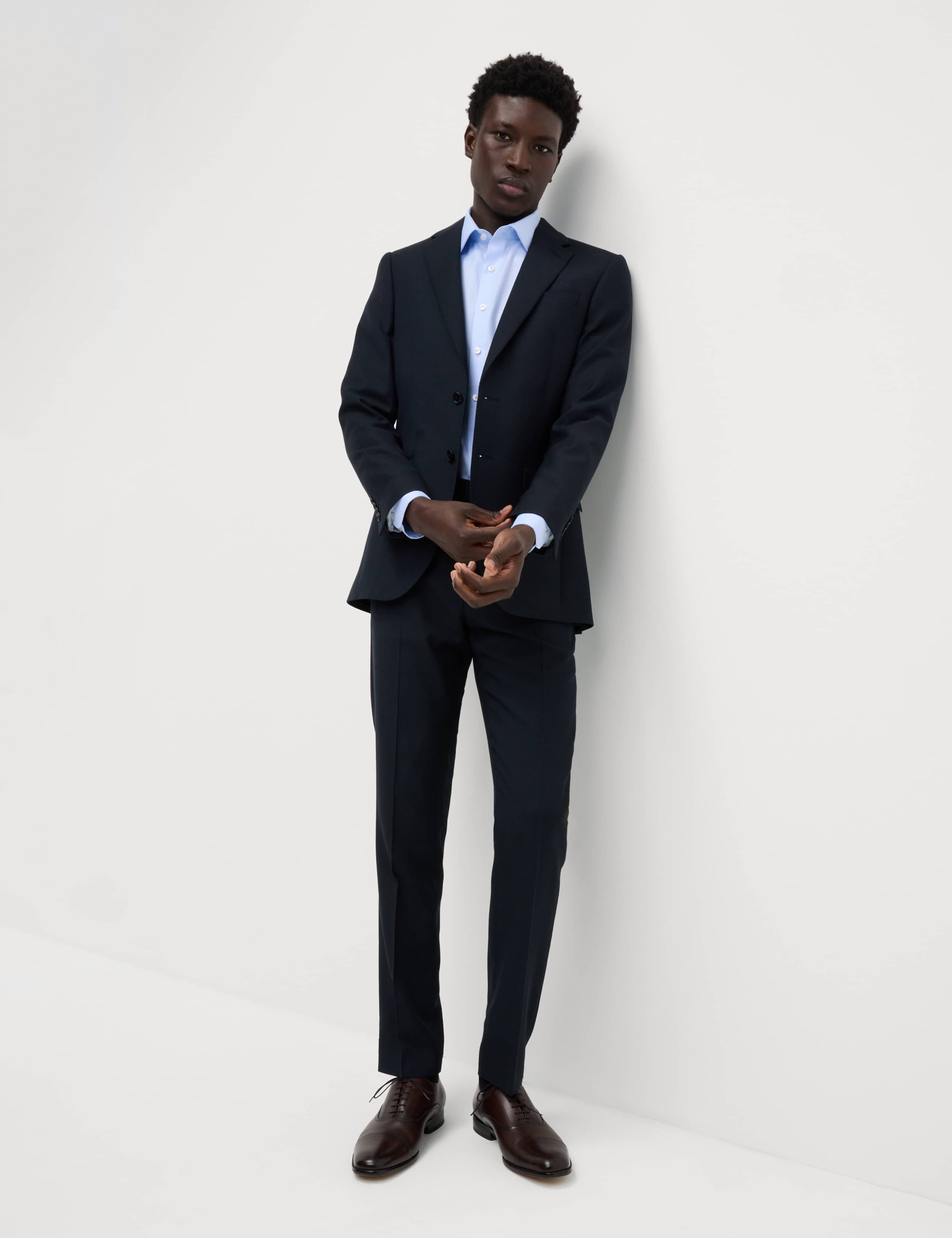 Slim Fit Luxury Cotton Twill Shirt 5 of 8