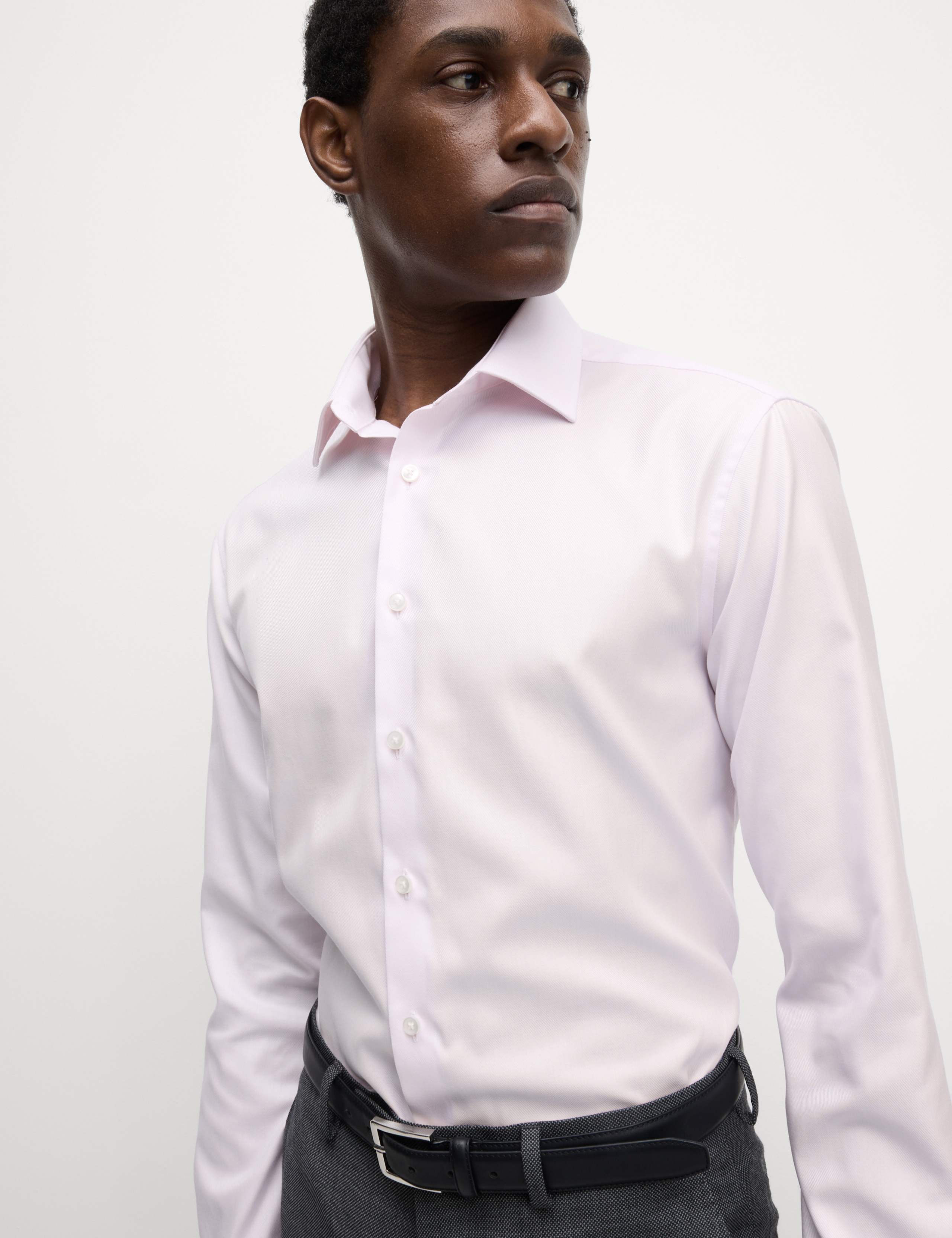 Slim Fit Luxury Cotton Twill Shirt 6 of 7