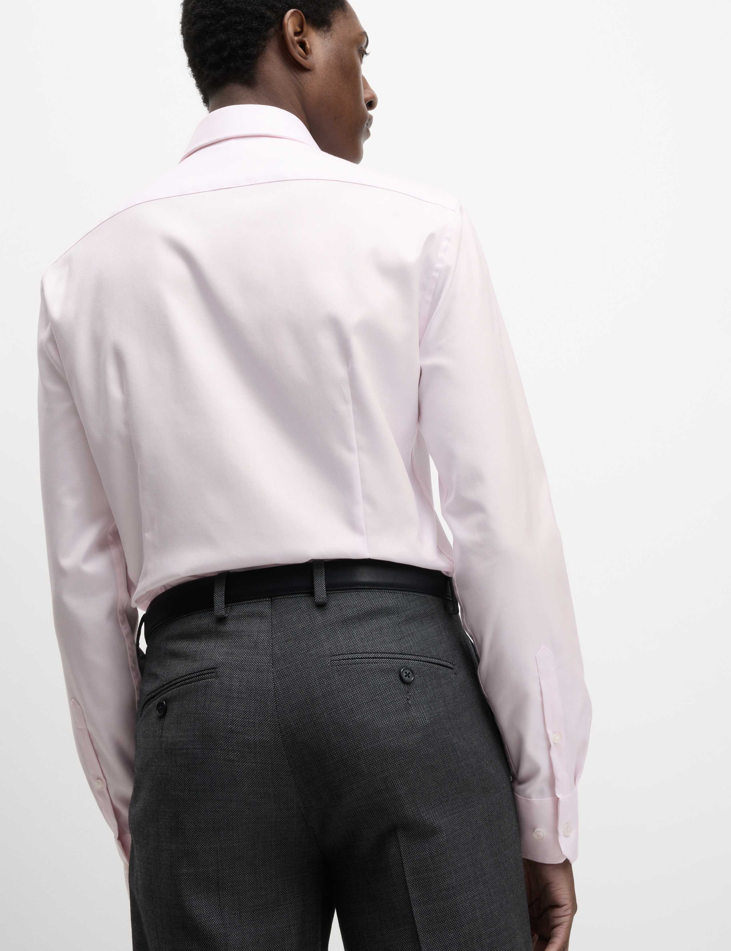 Slim Fit Luxury Cotton Twill Shirt 7 of 7