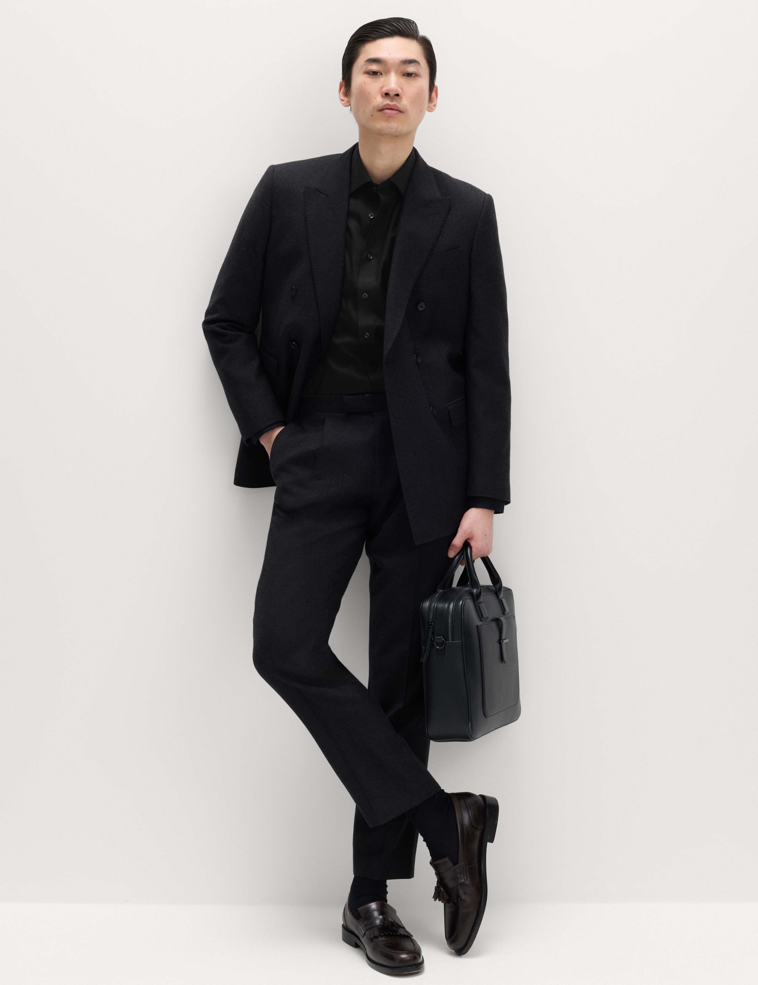 Slim Fit Luxury Cotton Twill Shirt 6 of 7