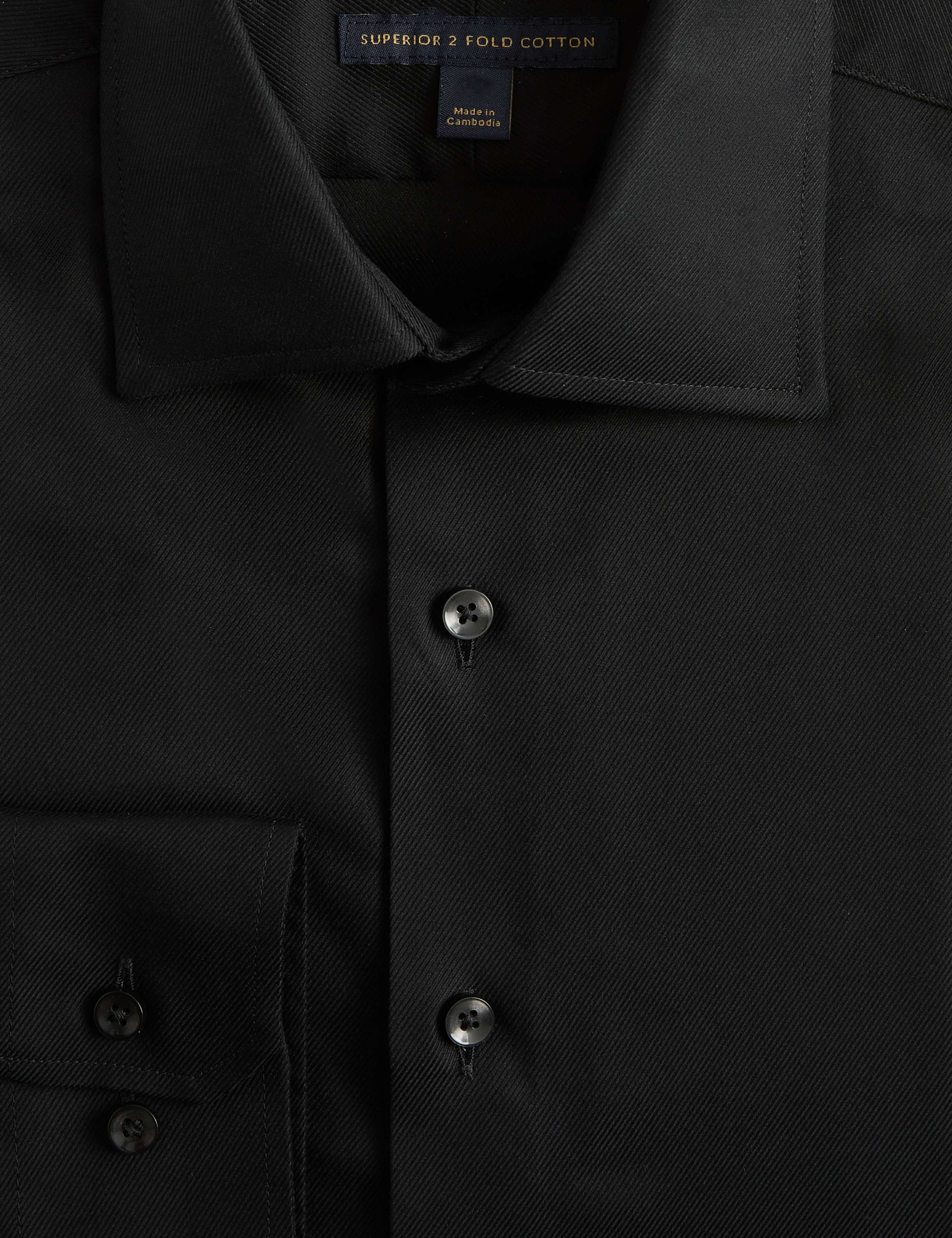 Slim Fit Luxury Cotton Twill Shirt 6 of 6