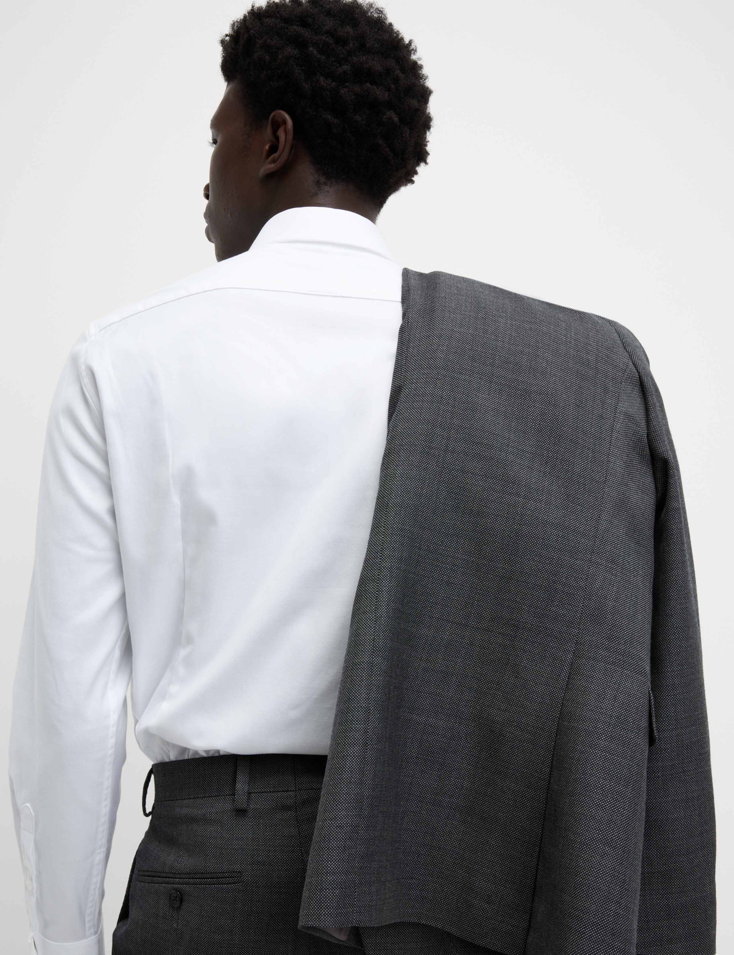 Slim Fit Luxury Cotton Twill Shirt 5 of 8