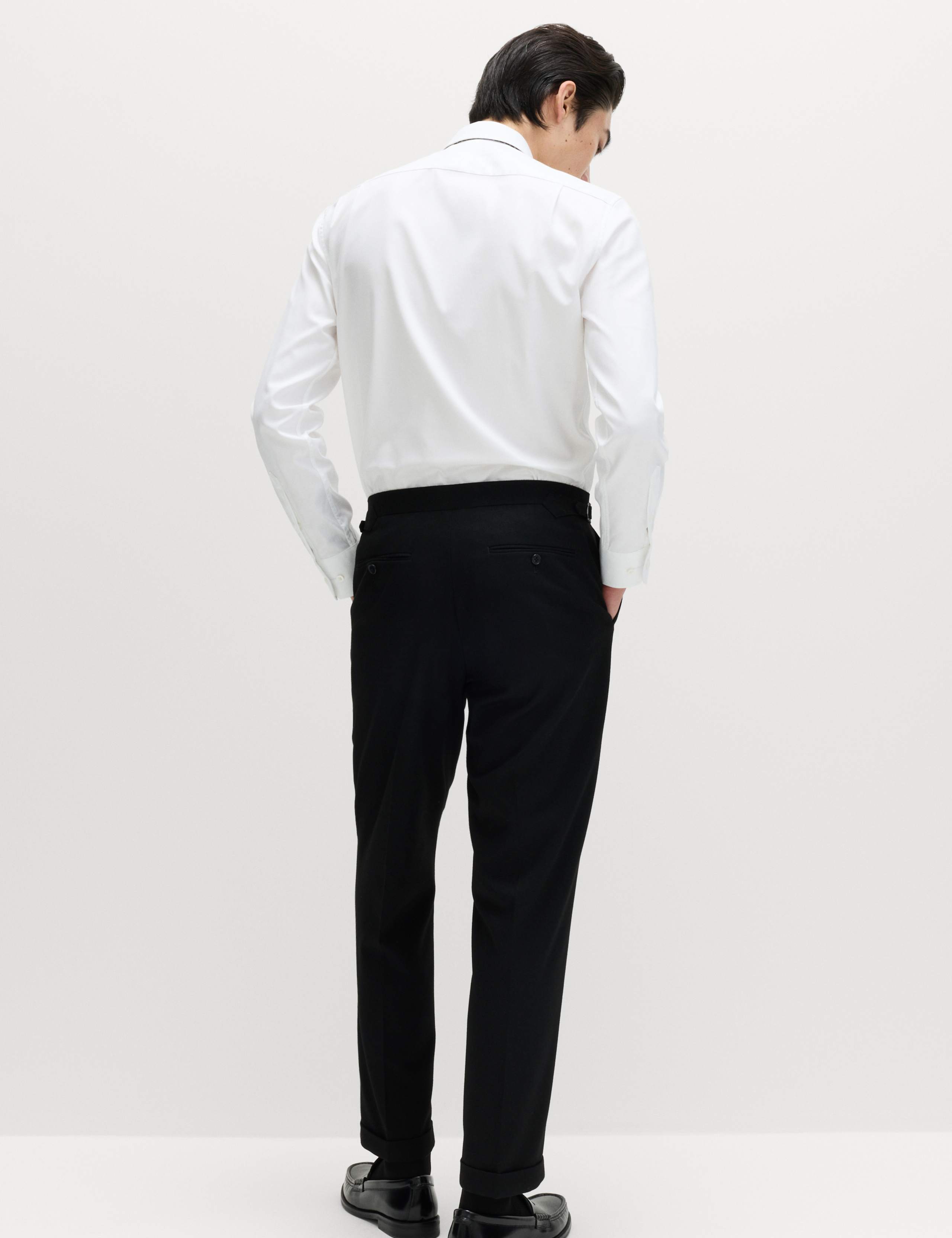 Slim Fit Pure Cotton Twill Luxury Shirt 6 of 8