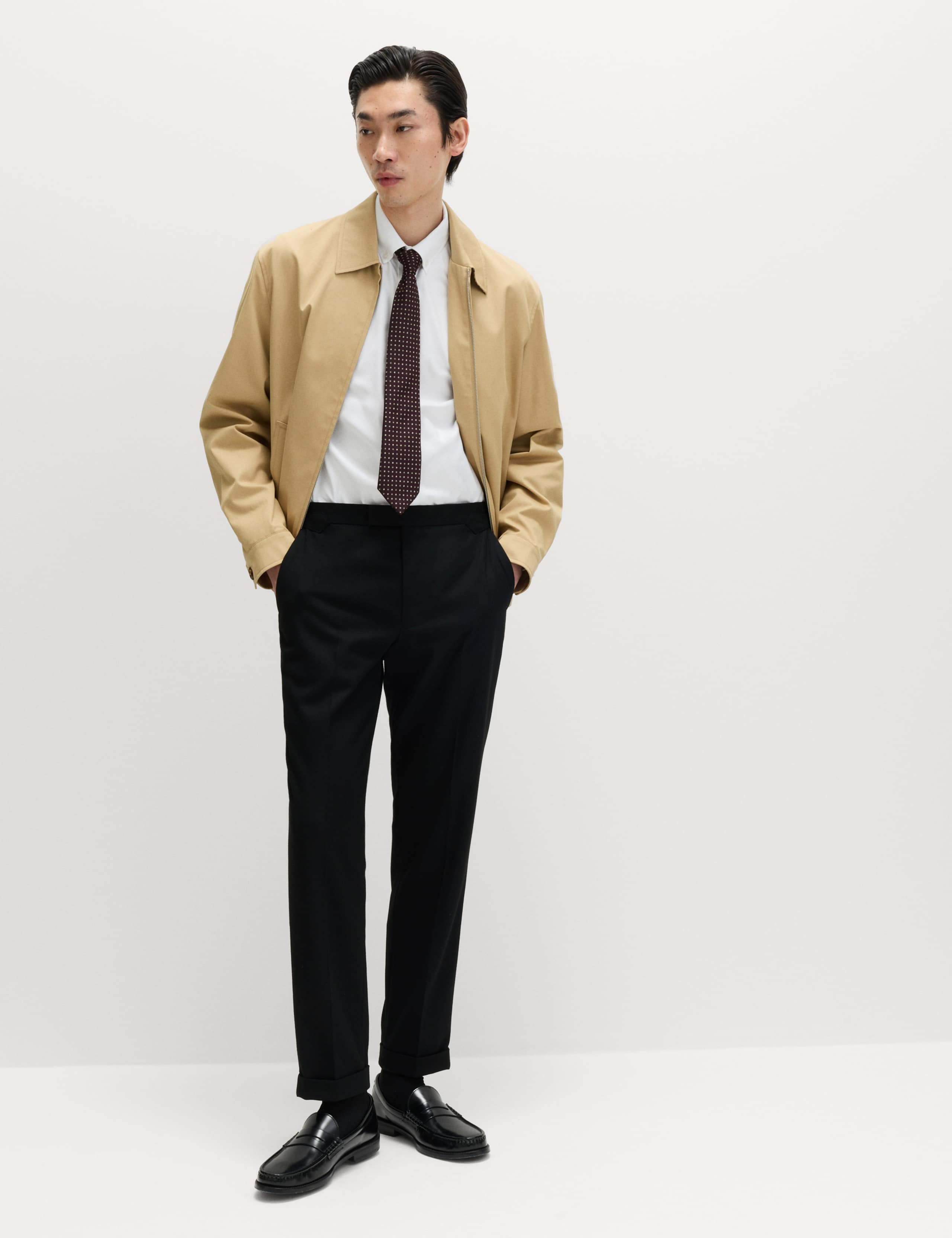 Slim Fit Pure Cotton Twill Luxury Shirt 7 of 8