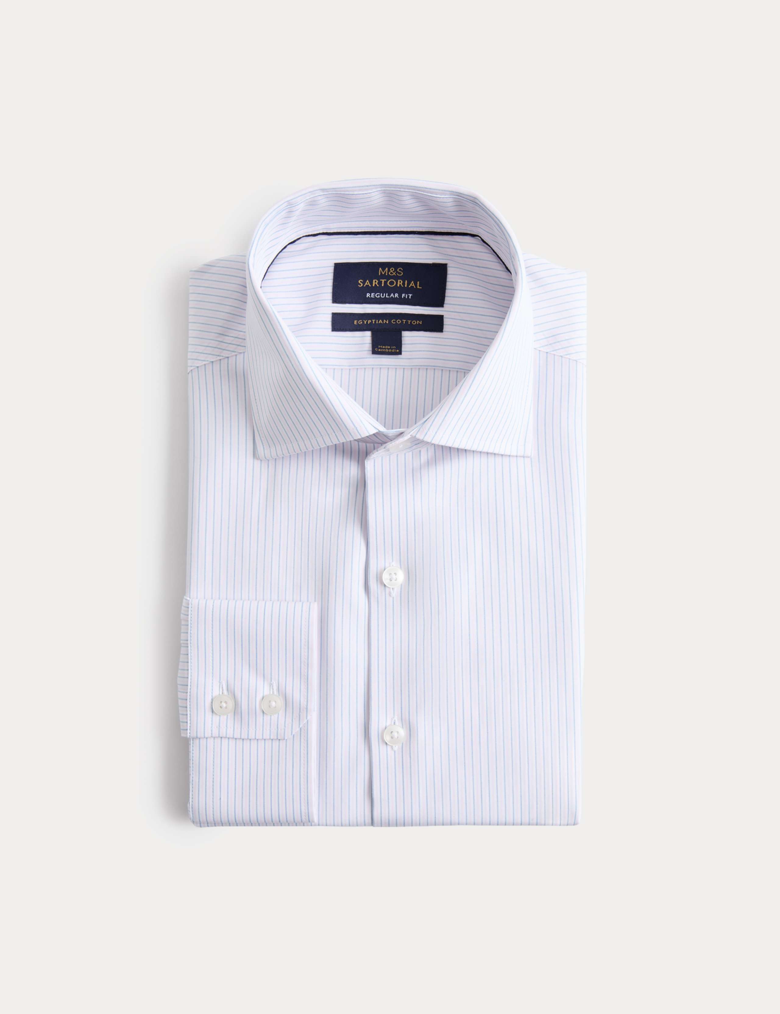 Regular Fit Pure Egyptian Cotton Poplin Shirt 2 of 7