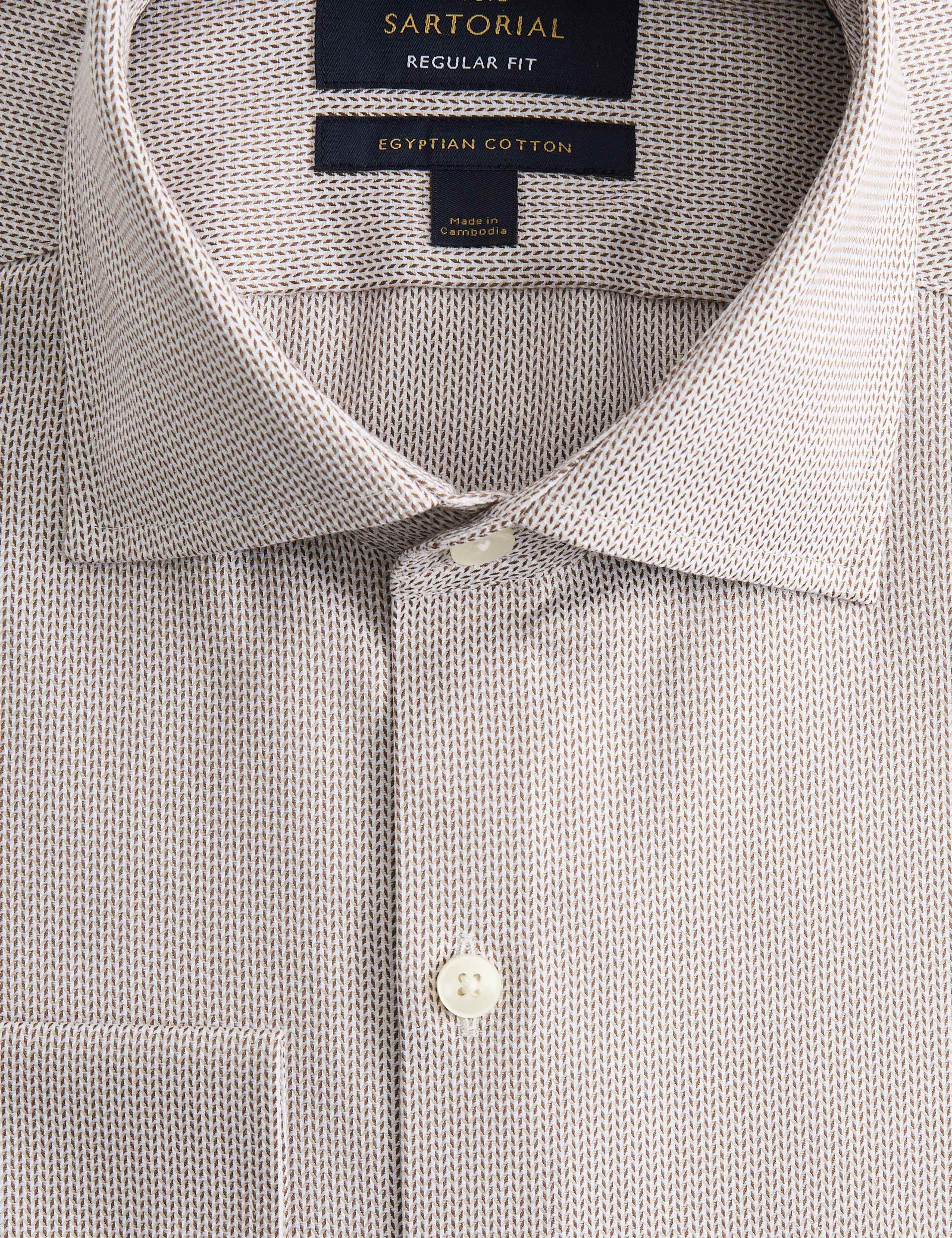 Regular Fit Egyptian Cotton Dobby Shirt 7 of 7