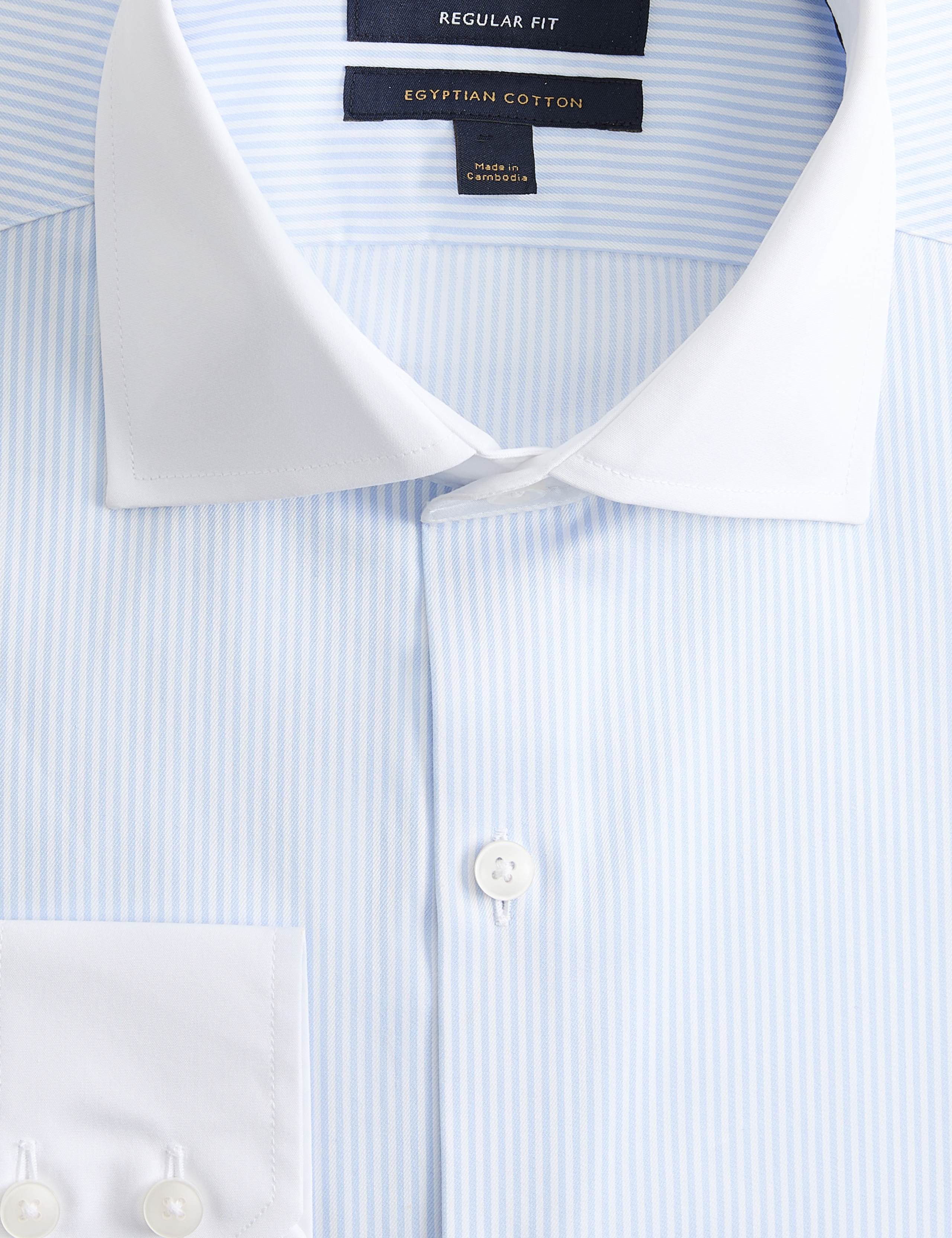 Regular Fit Egyptian Cotton Contrast Collar Shirt 7 of 7