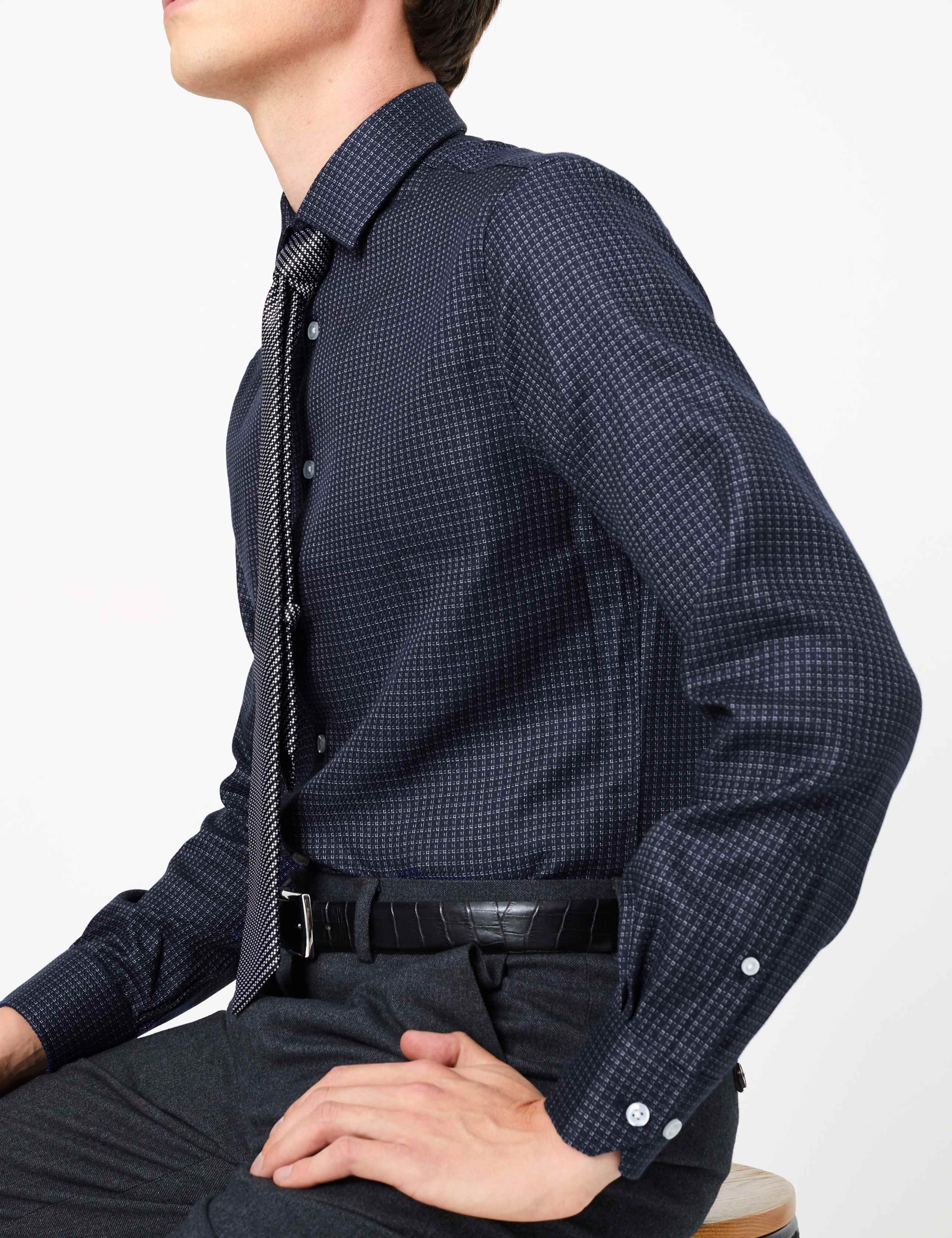 Tailored Fit Italian Design Weave Shirt 5 of 5