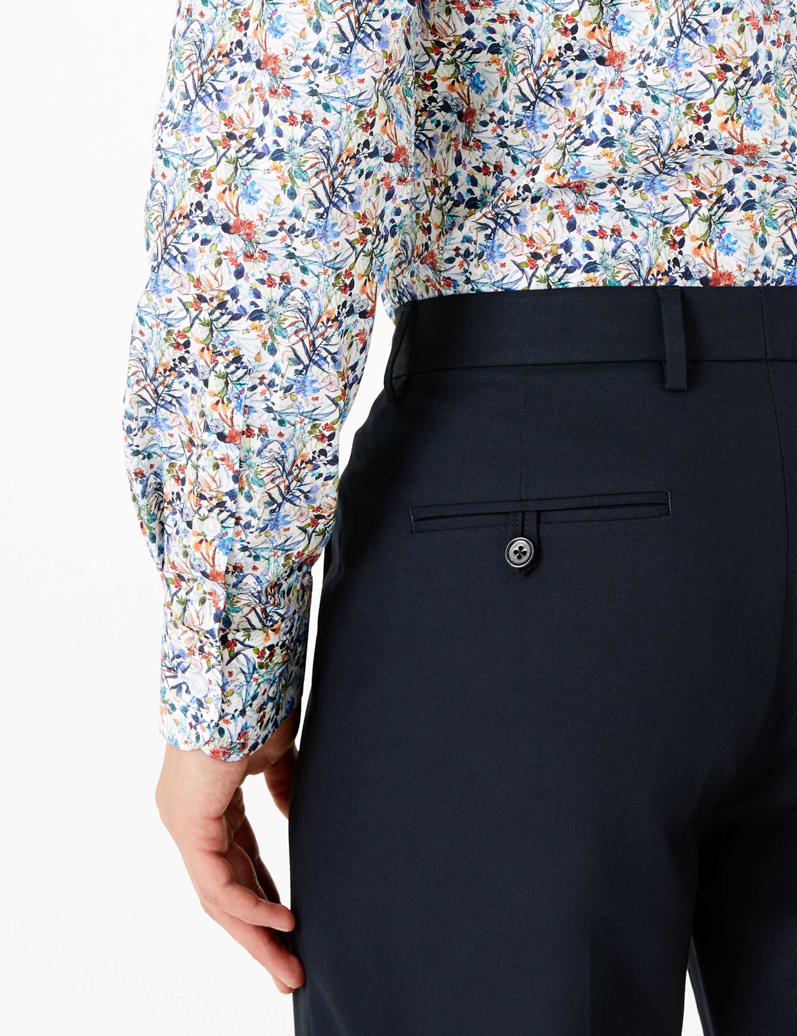 Tailored Fit Pure Cotton Printed Shirt 5 of 5