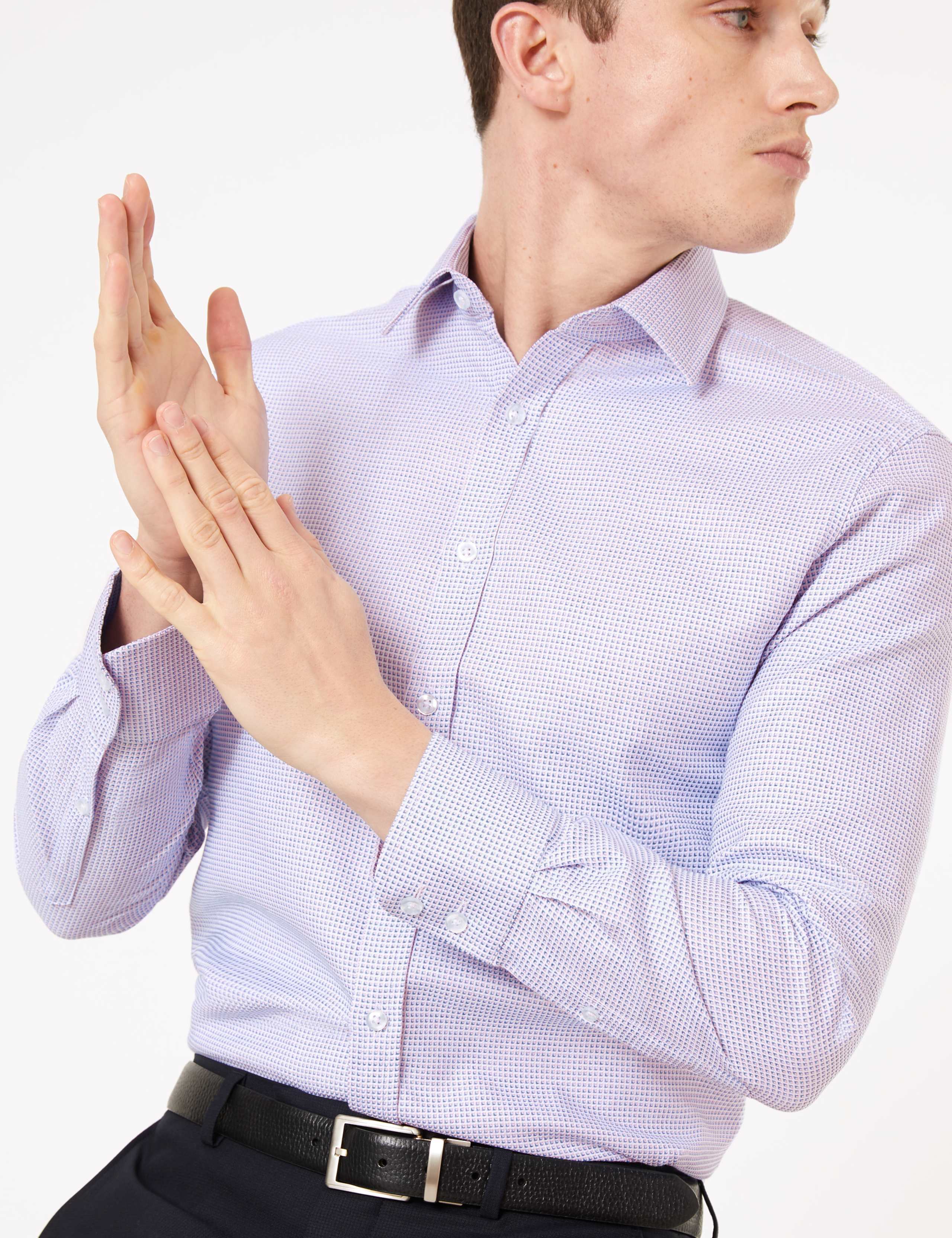 Pure Cotton Tailored Fit Shirts 3 of 5