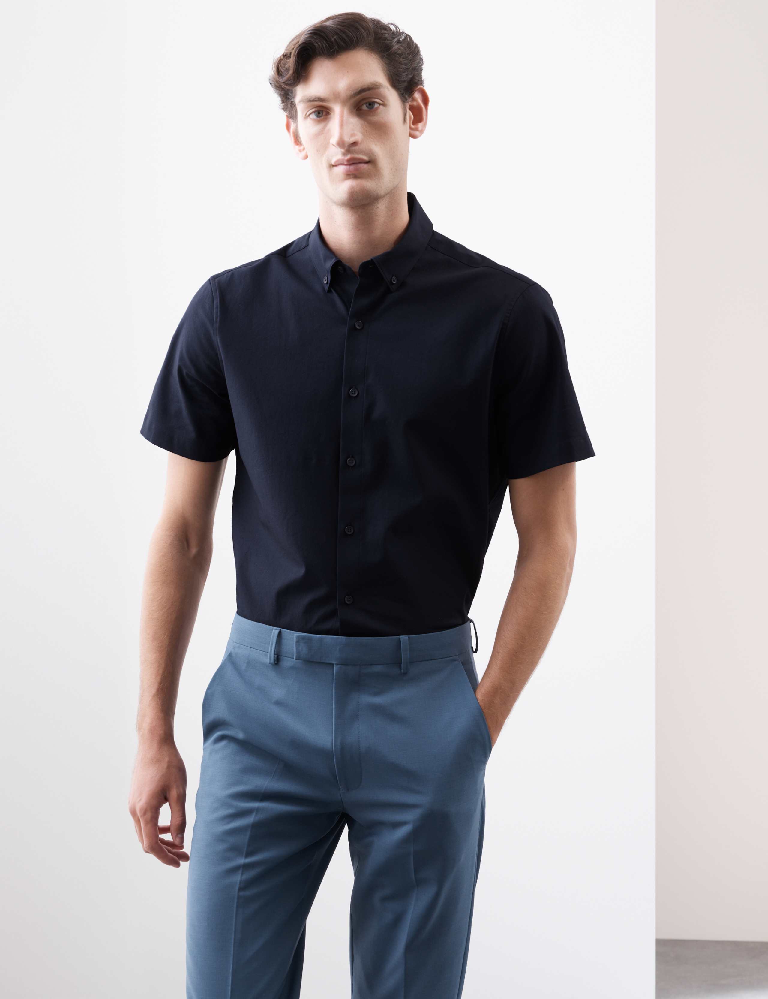 Regular Fit Cotton Stretch 360 Flex Shirt 7 of 7