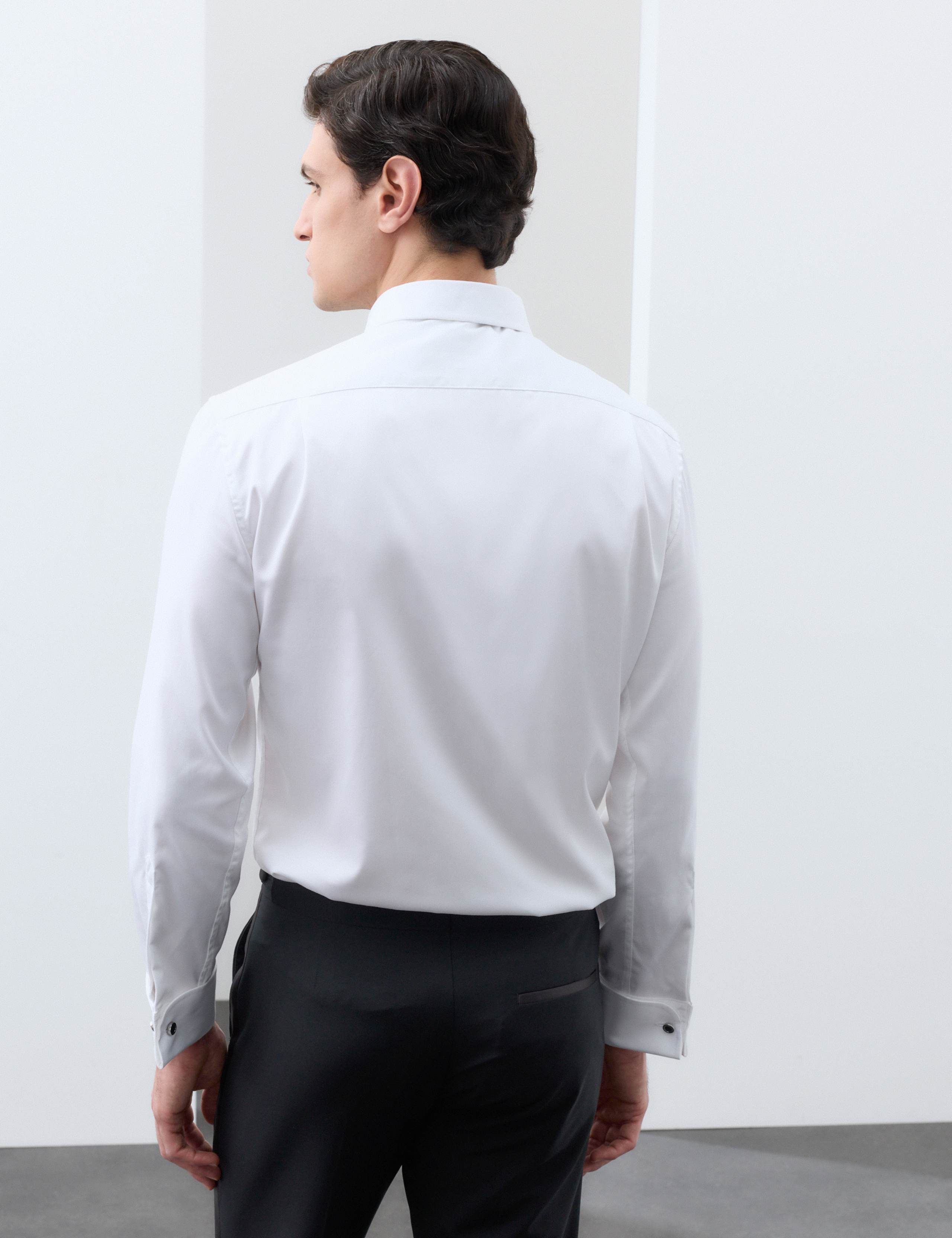 Slim Fit Performance Cotton Dress Shirt 3 of 8