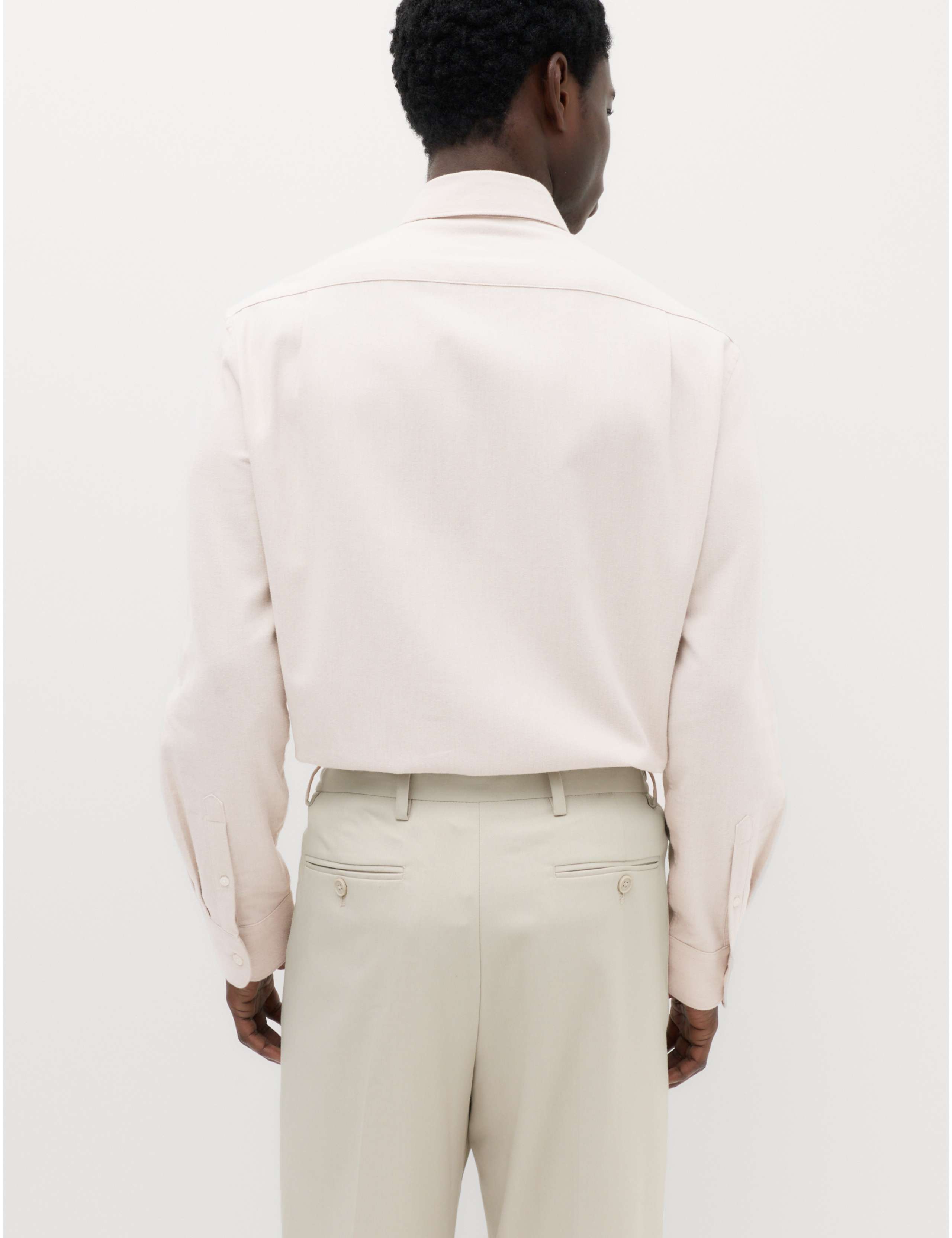 Regular Fit Easy Iron Marl Shirt 5 of 7