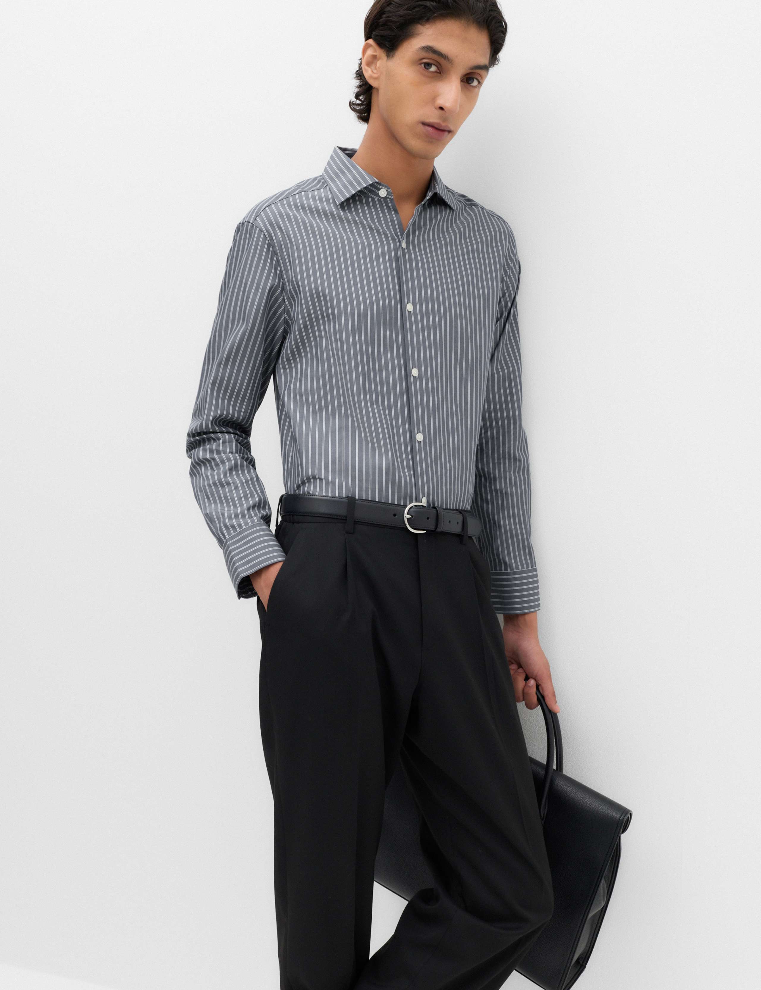Regular Fit Pure Cotton Striped Shirt 6 of 7