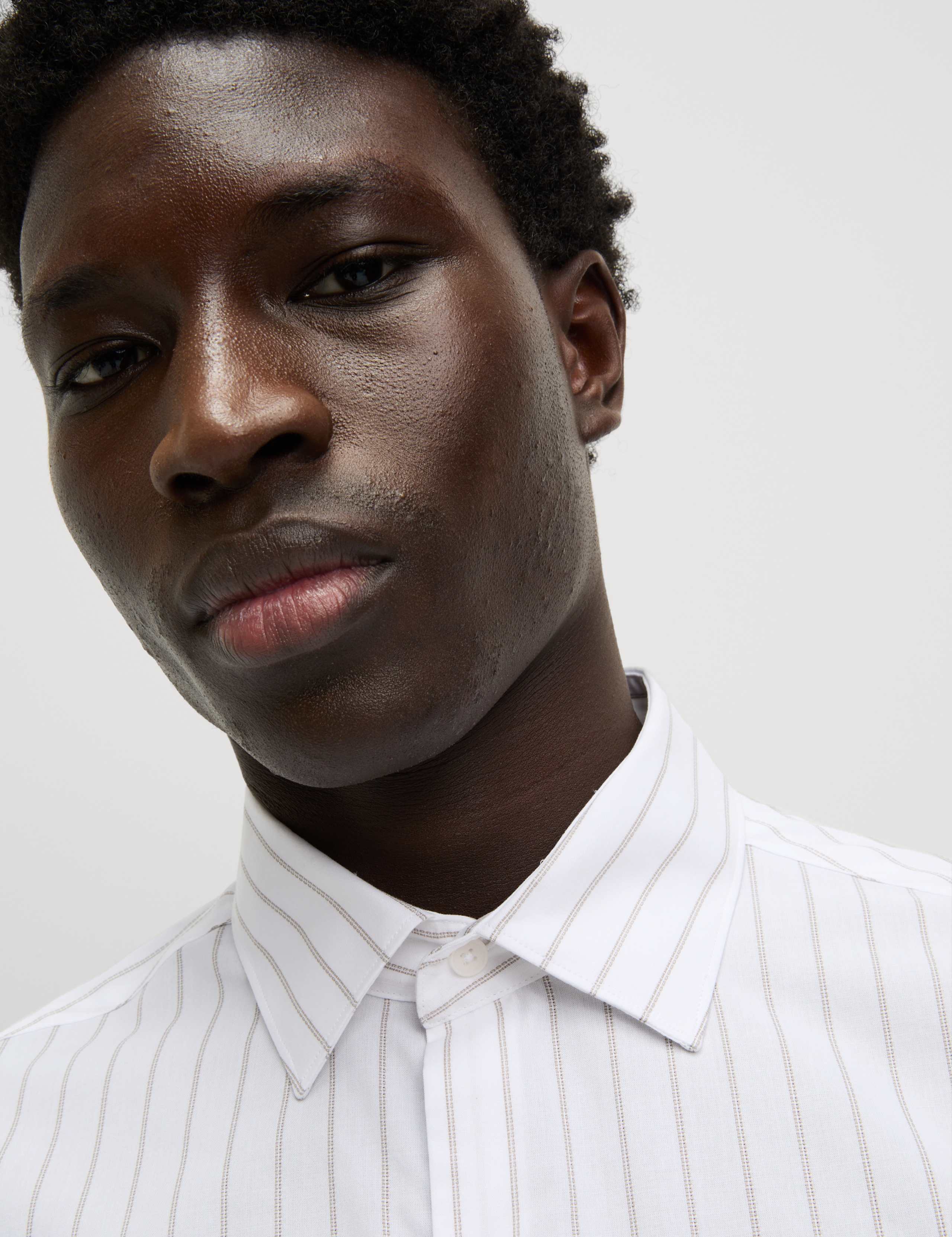 Easy Iron Pure Cotton Striped Shirt 4 of 6