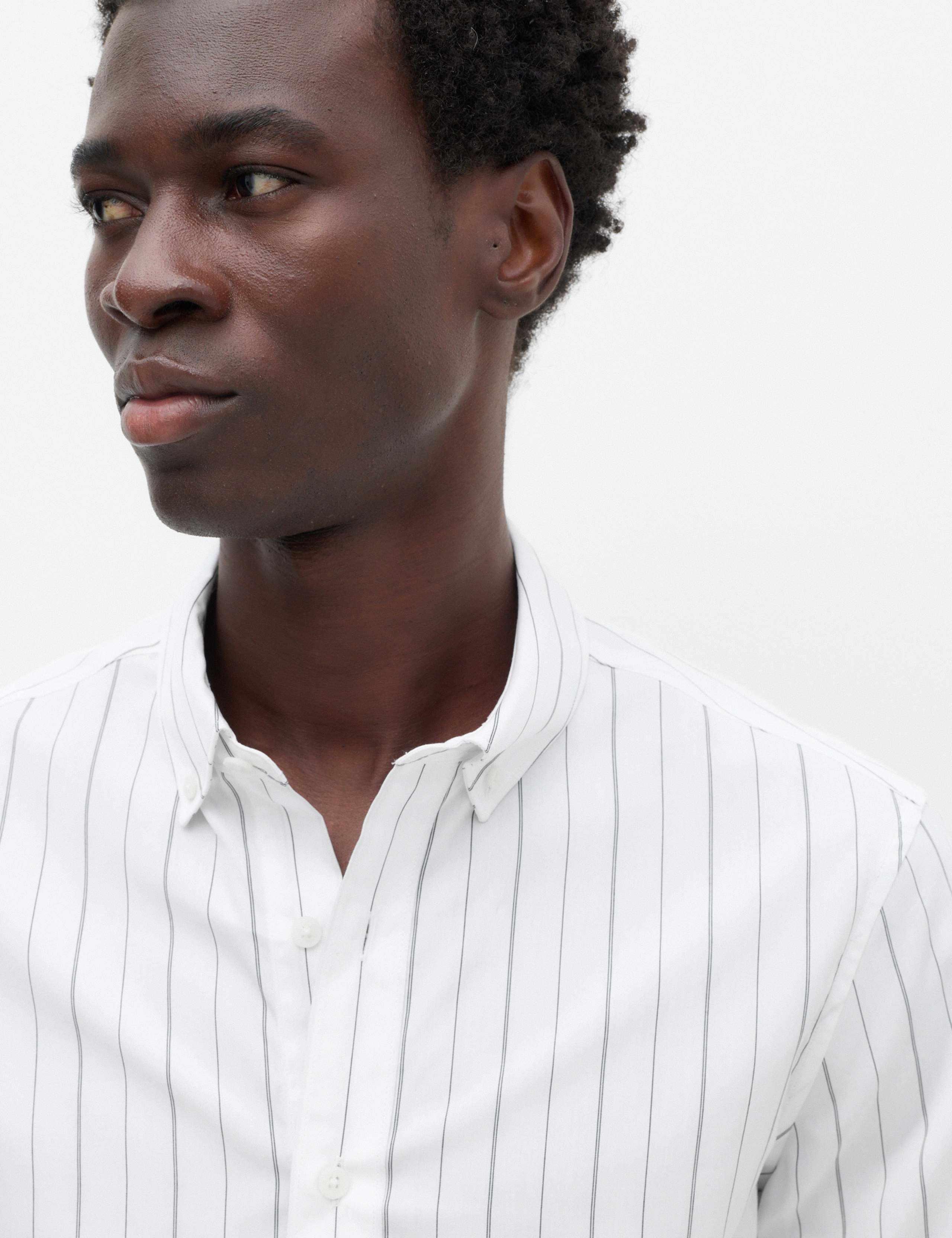 Regular Fit Pure Cotton Striped Shirt 3 of 7