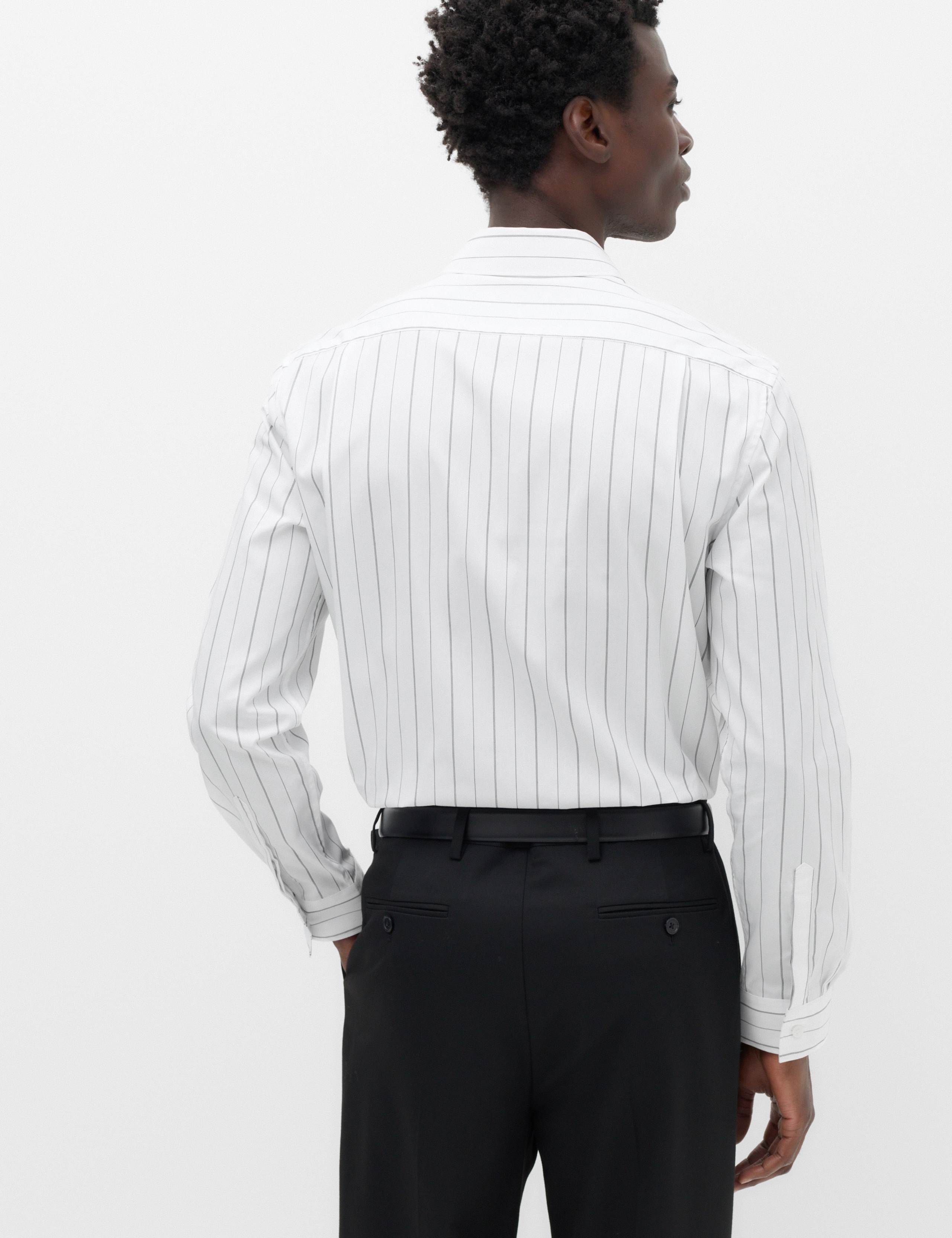 Regular Fit Pure Cotton Striped Shirt 5 of 7