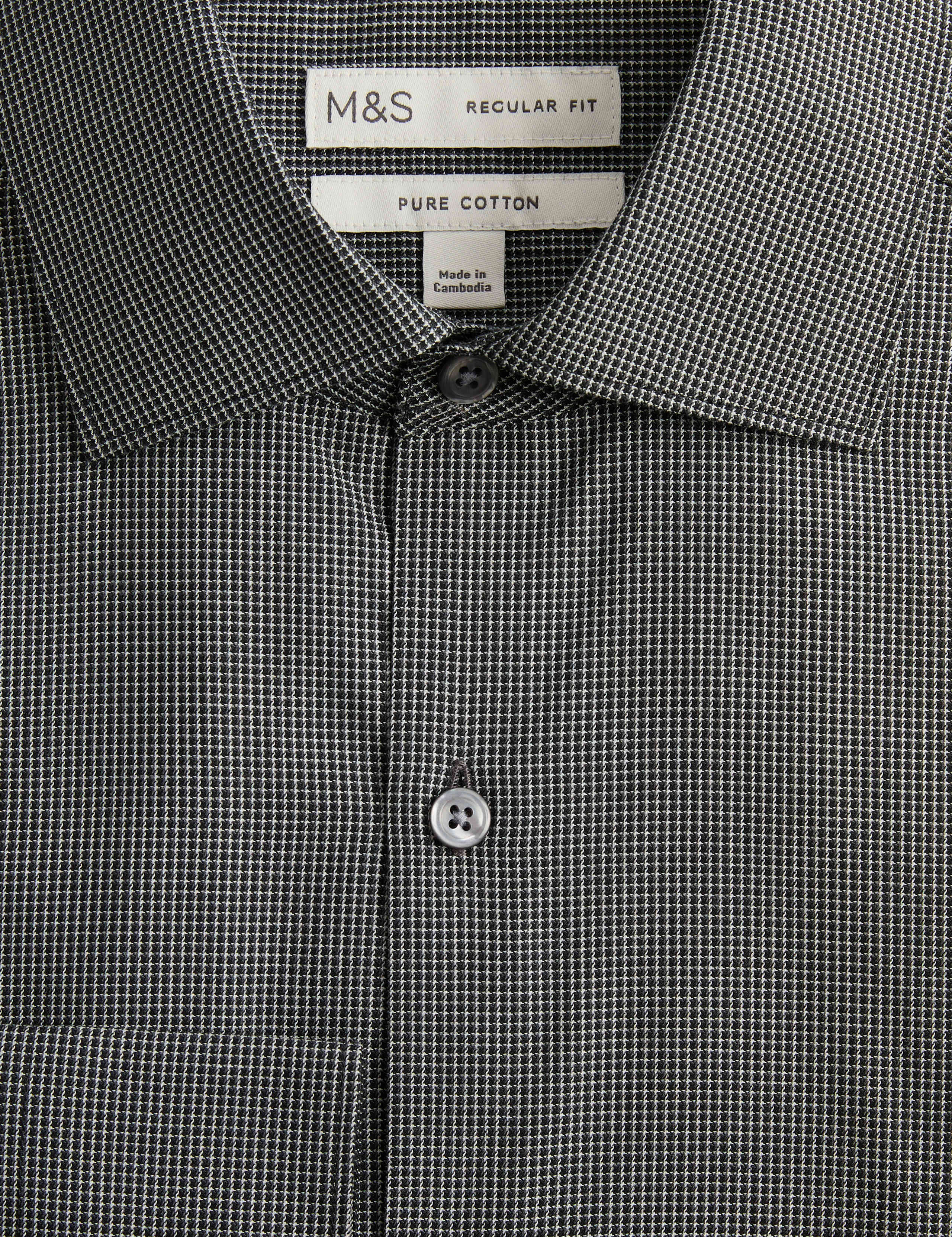 Regular Fit Pure Cotton Textured Shirt 8 of 8