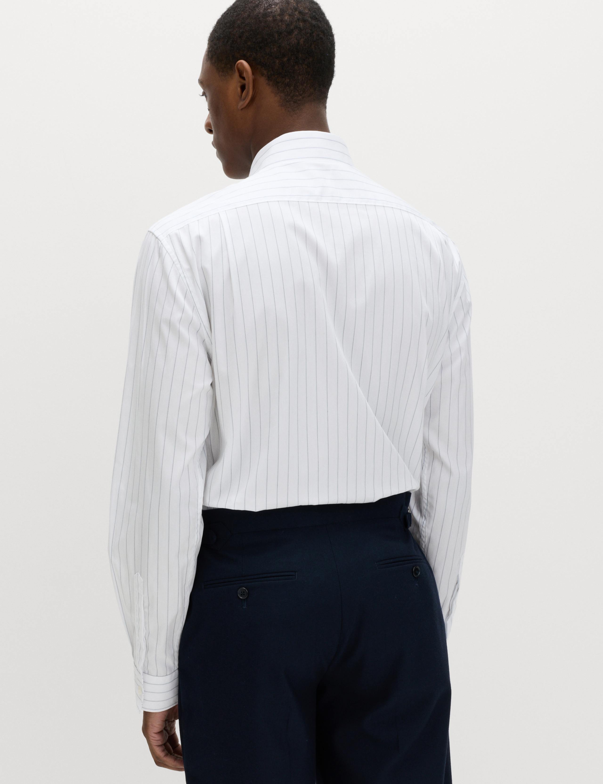 Regular Fit Pure Cotton Striped Shirt 5 of 8