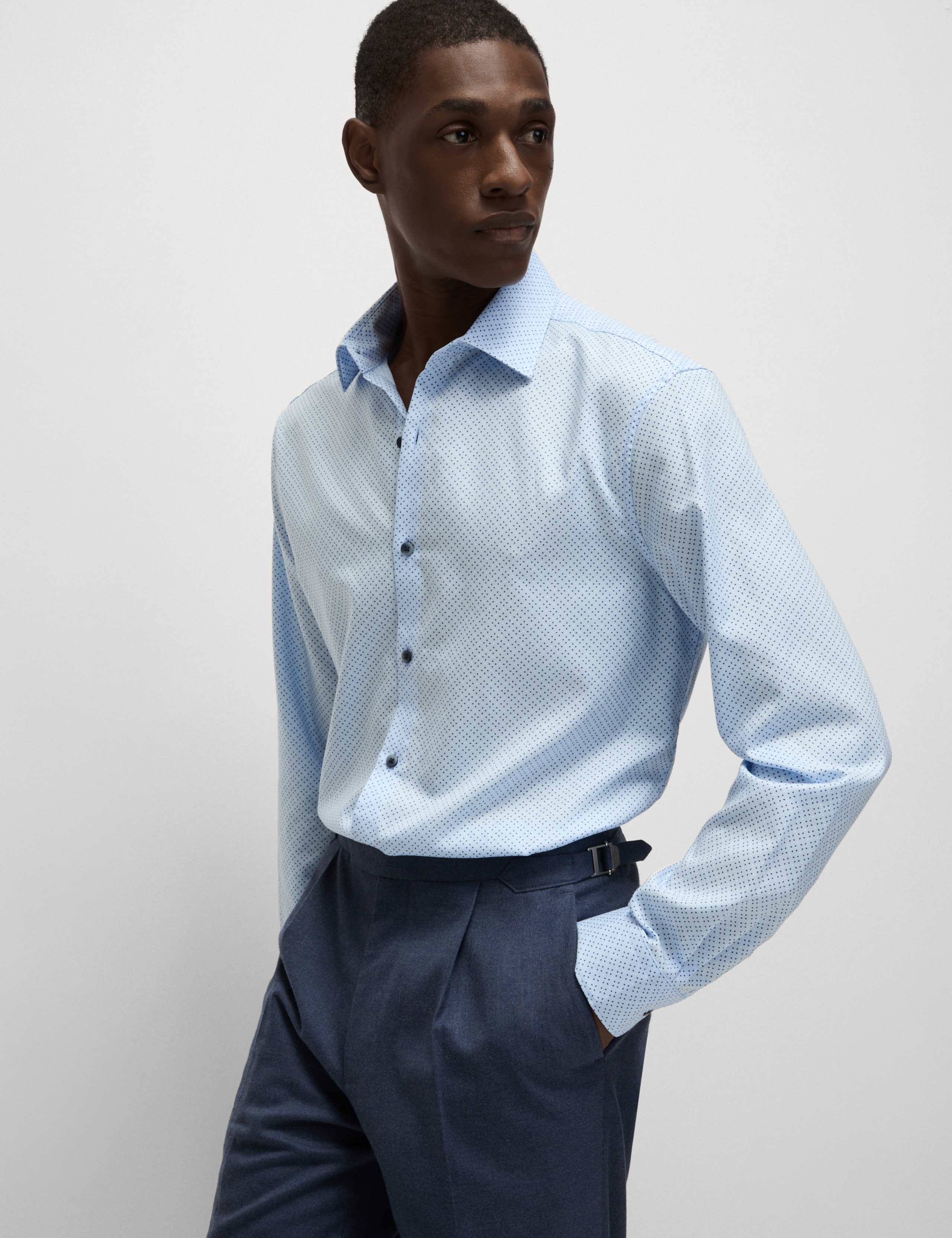 Regular Fit Easy Iron Pure Cotton Printed Shirt 8 of 8