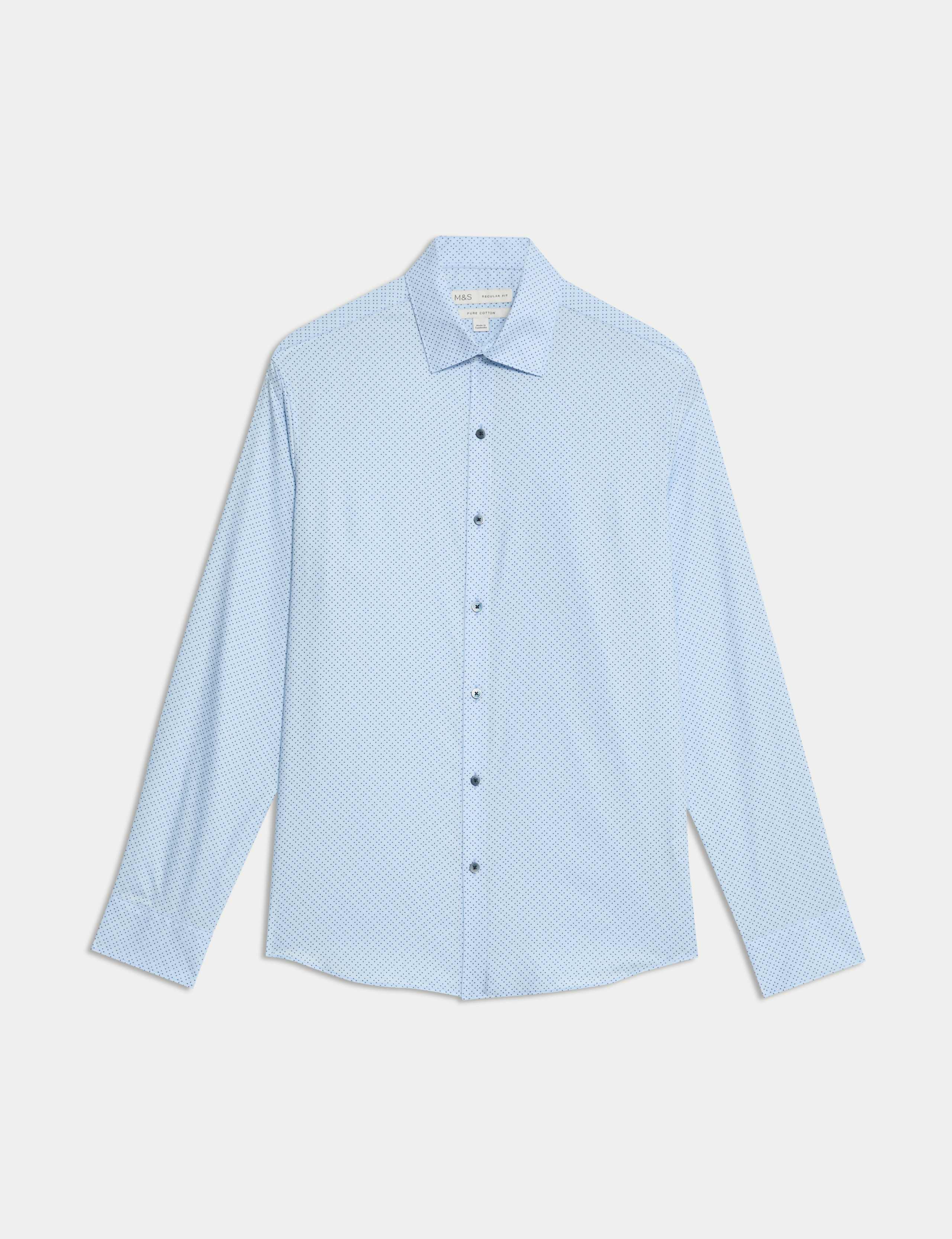 Regular Fit Easy Iron Pure Cotton Printed Shirt 2 of 8
