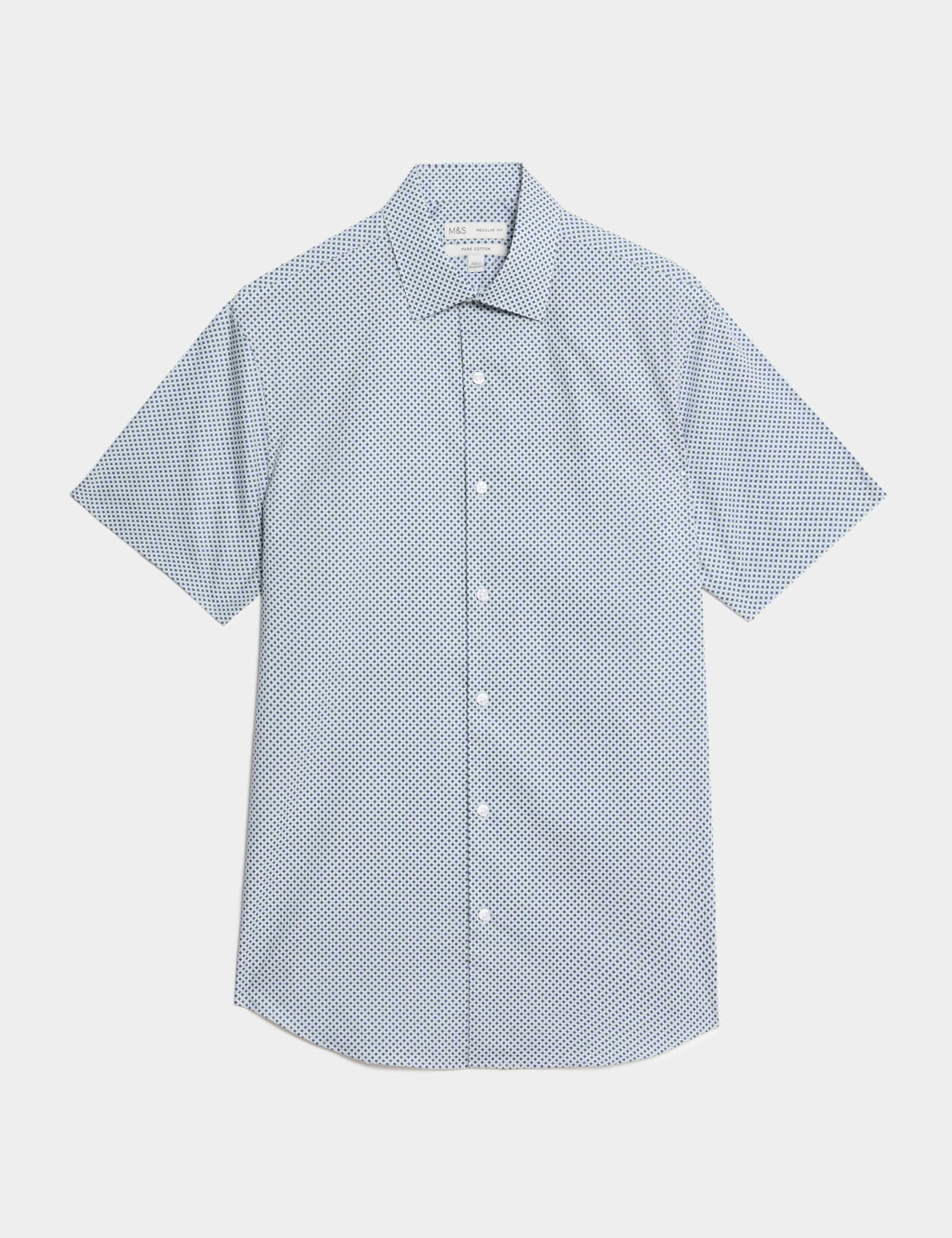 Regular Fit Pure Cotton Printed Shirt 2 of 6