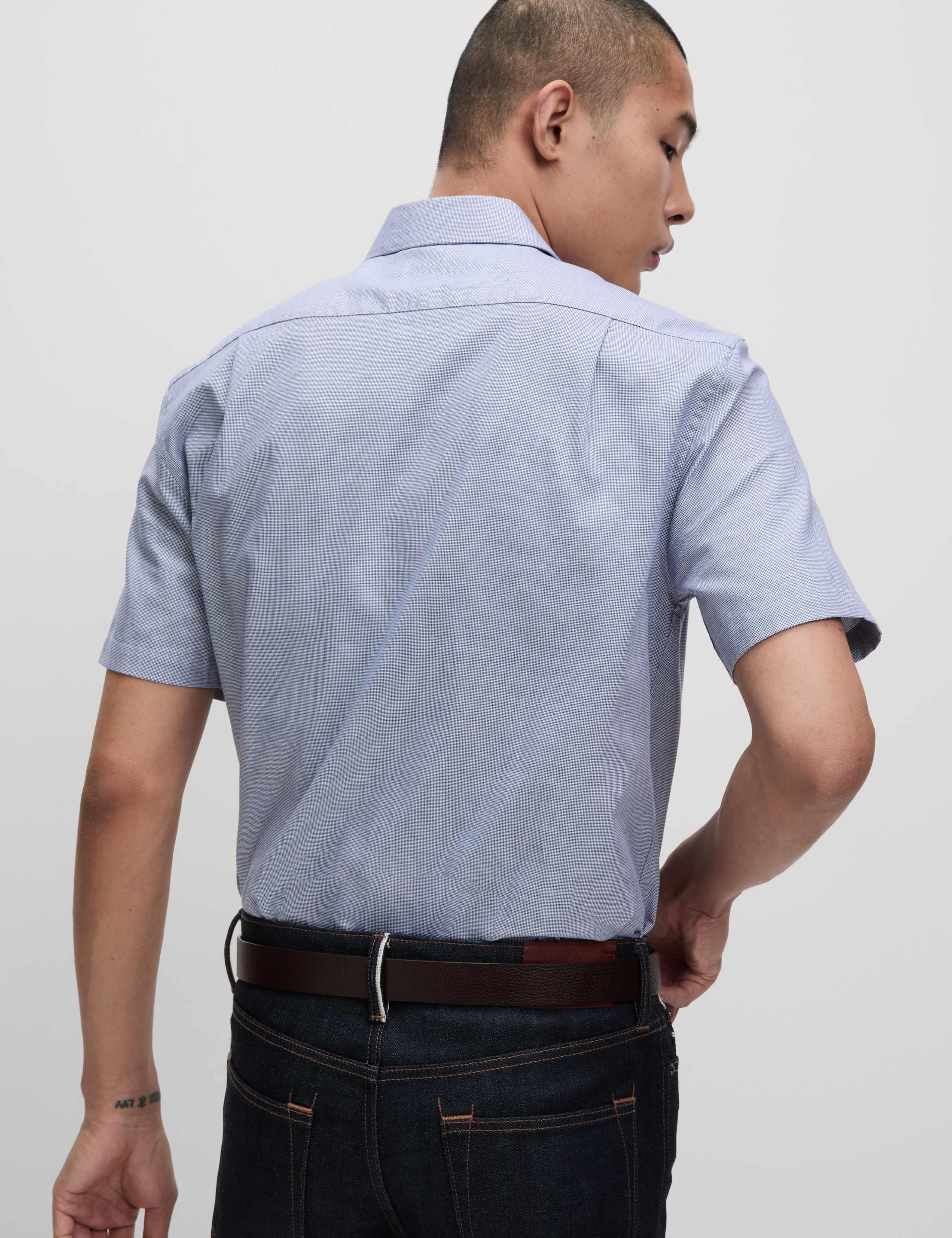 Regular Fit Easy Iron Pure Cotton Shirt 6 of 6