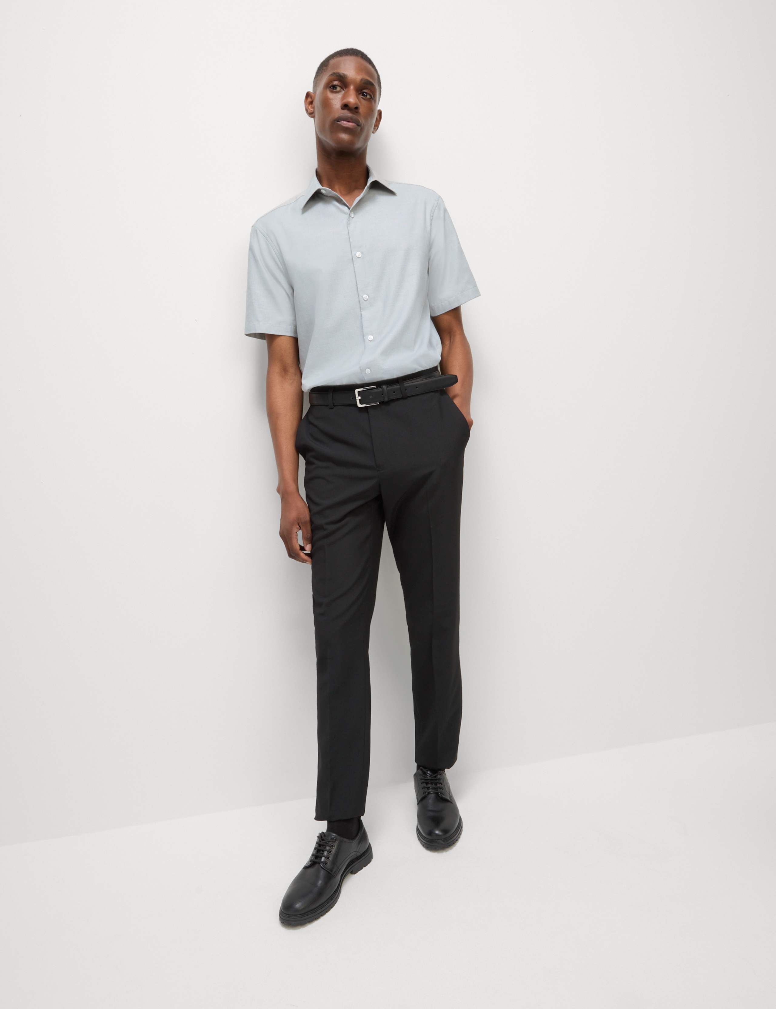 Regular Fit Easy Iron Pure Cotton Shirt 4 of 7