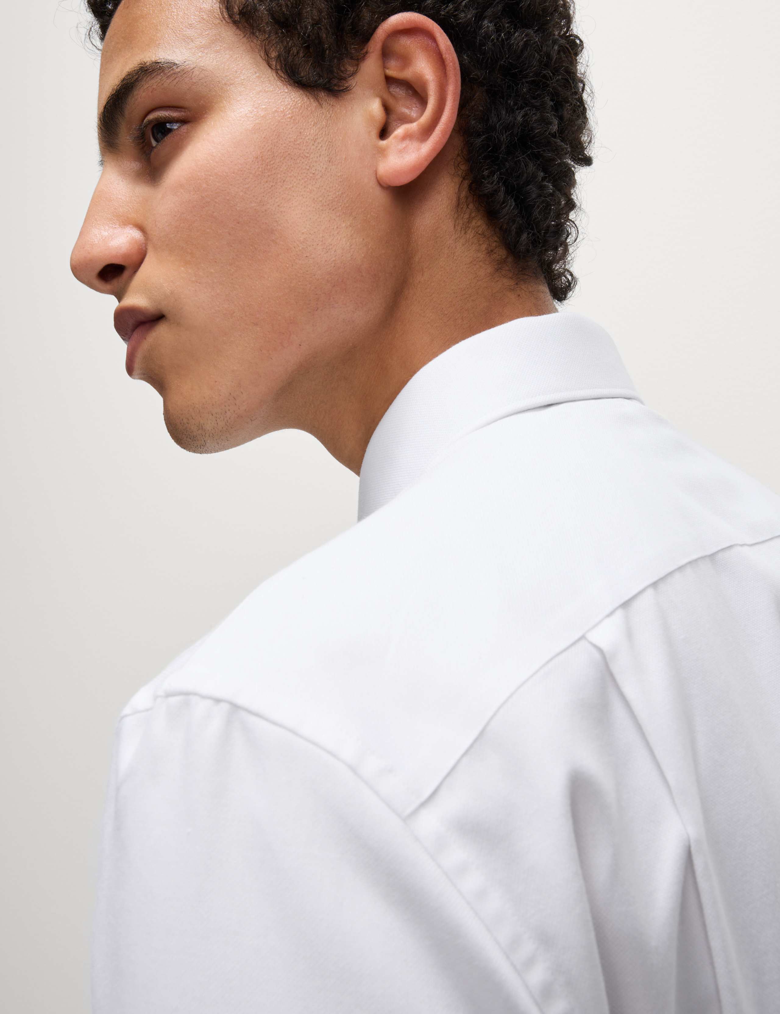 Regular Fit Easy Iron Cotton Blend Shirt & Tie 6 of 6