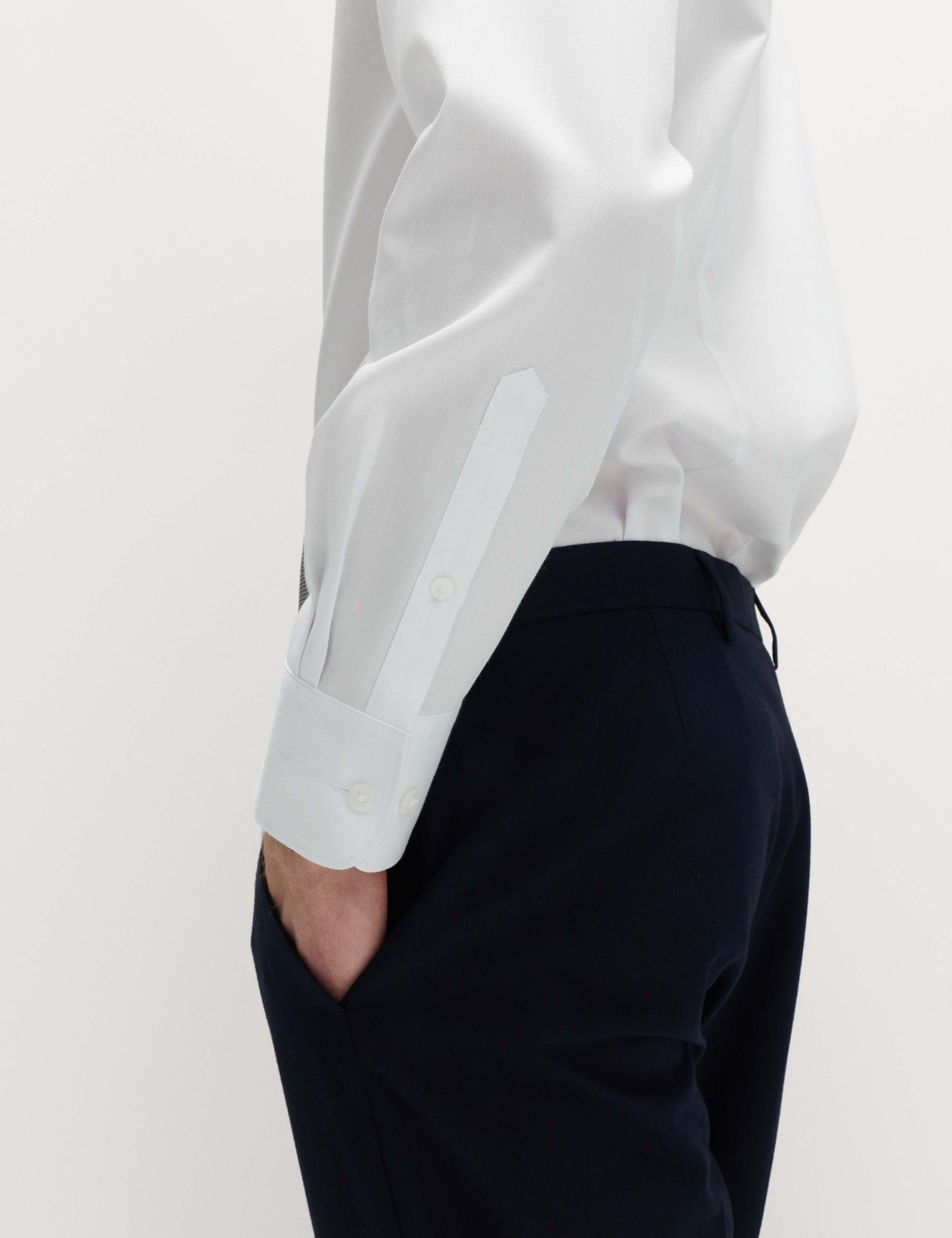 2 piece Slim Fit Easy Iron Shirt & Tie Set 3 of 6