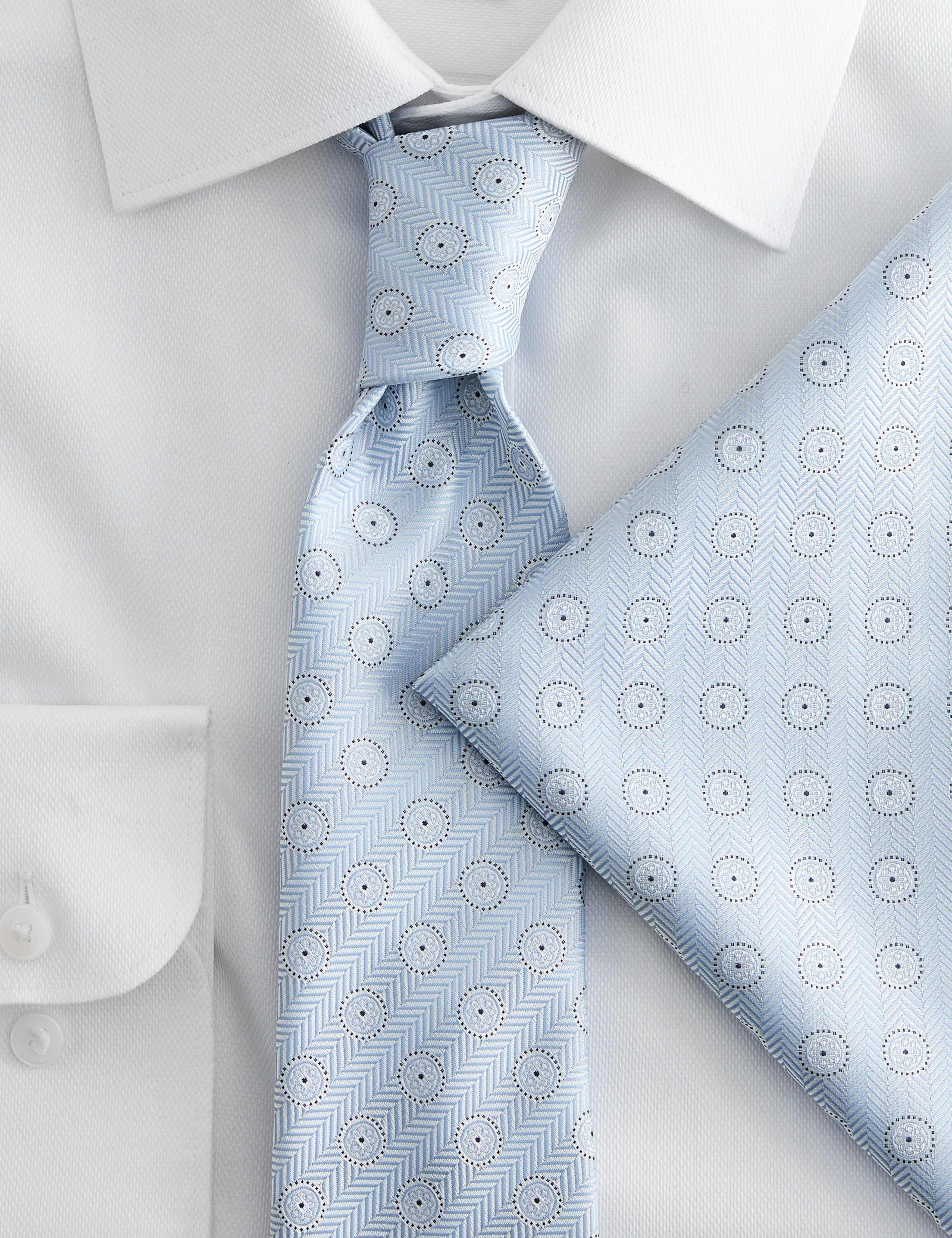 4 Piece Regular Fit Easy Iron Shirt & Tie Set 2 of 2