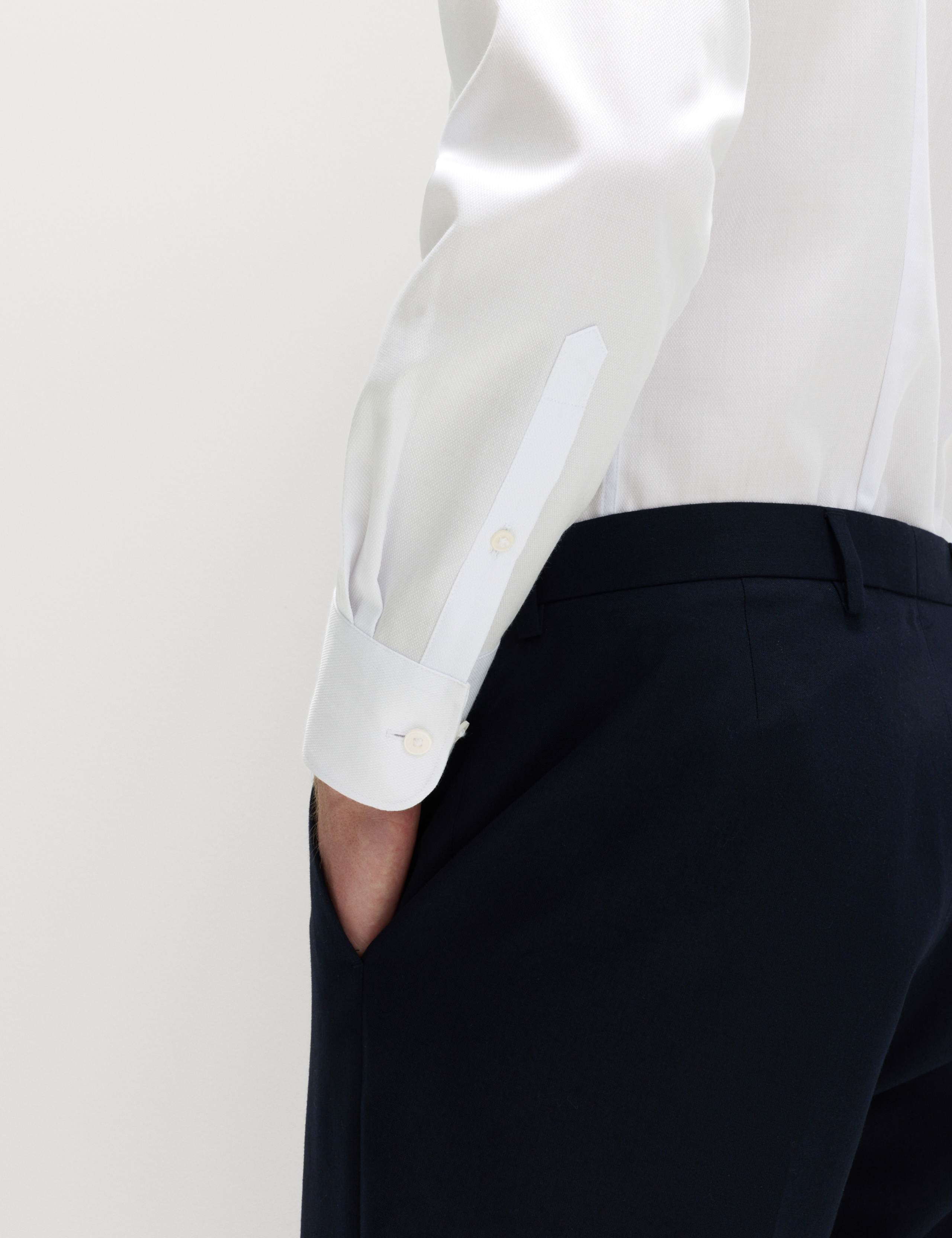 Slim Fit Easy Iron Shirt & Tie Set 3 of 7