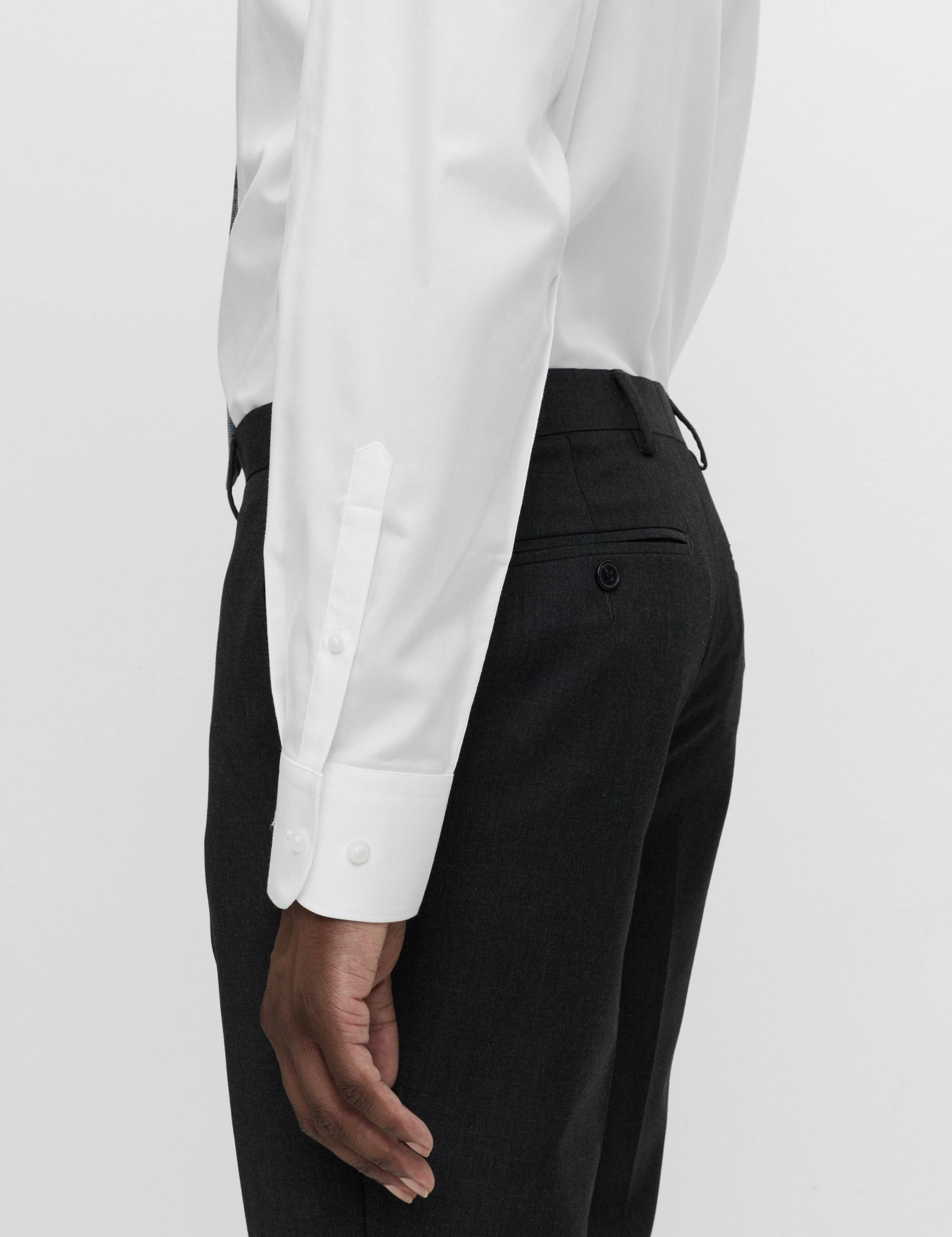 4pc Regular Fit Easy Iron Shirt and Tie Set 7 of 7