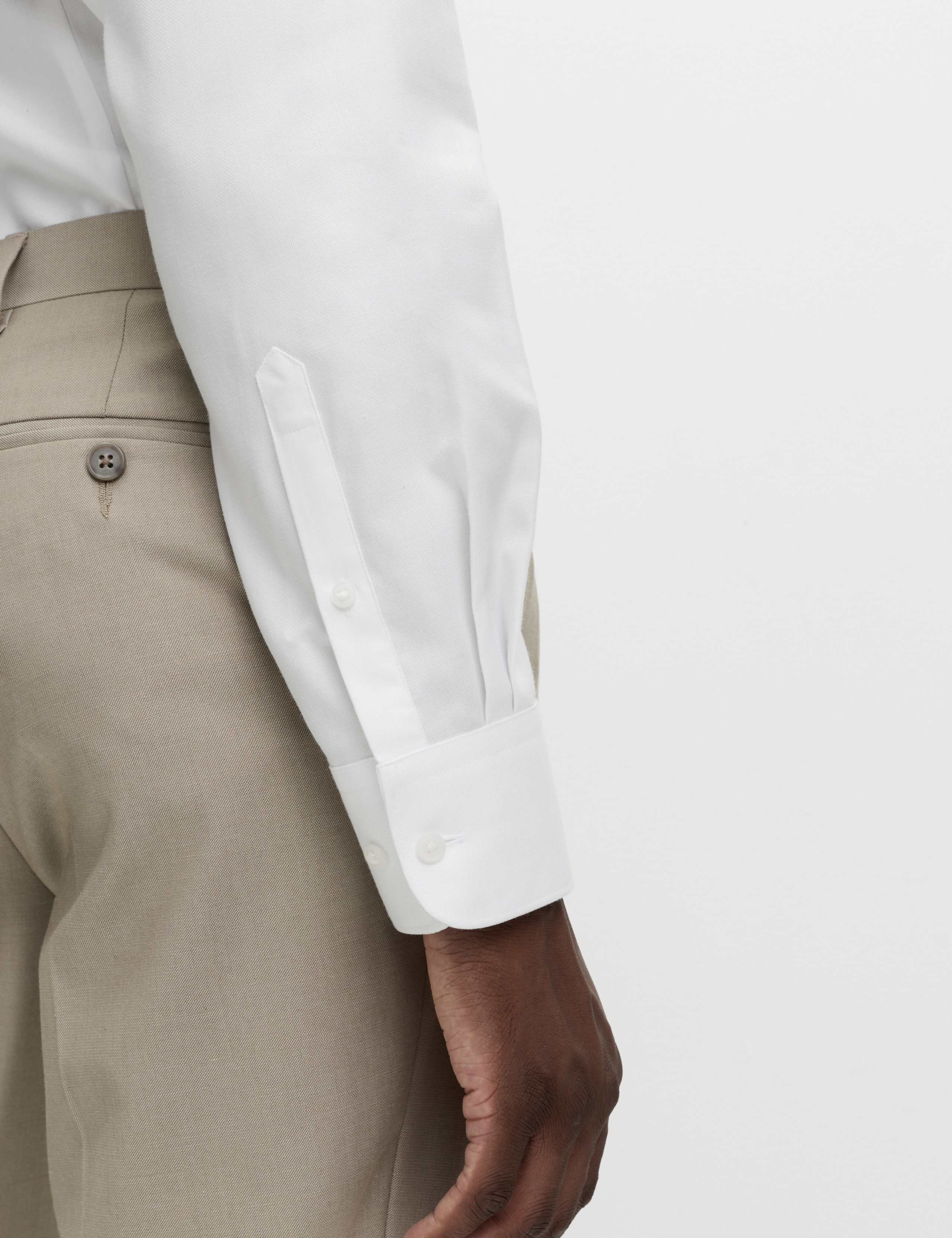 4pc Slim Fit Easy Iron Shirt and Tie Set 4 of 8