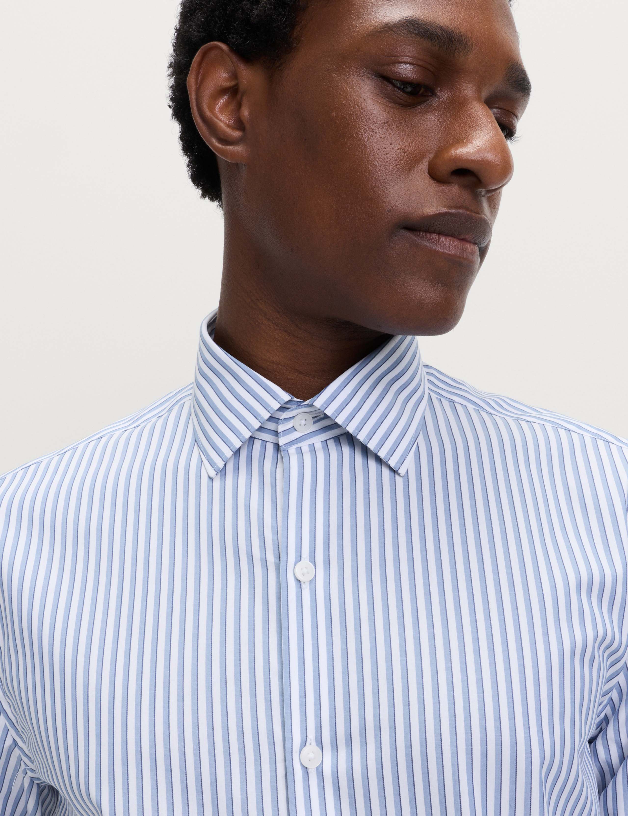 Regular Fit Easy Iron Pure Cotton Striped Shirt 1 of 5