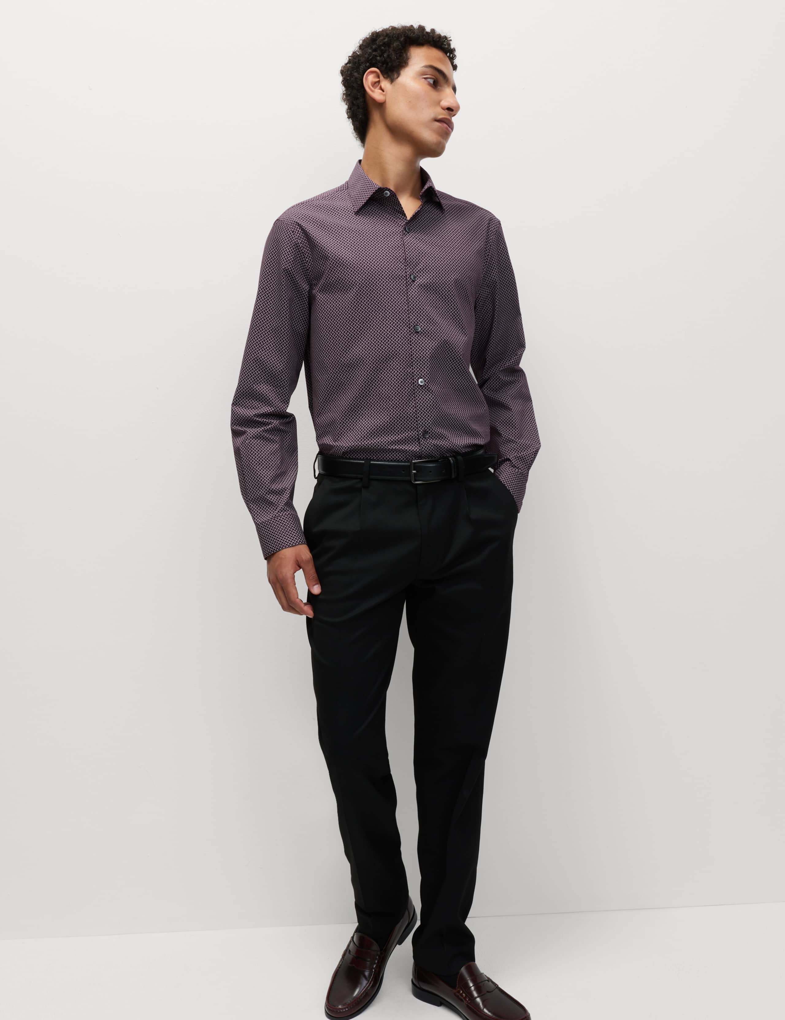 REGULAR FIT PURE COTTON PRINTED SHIRT 4 of 6