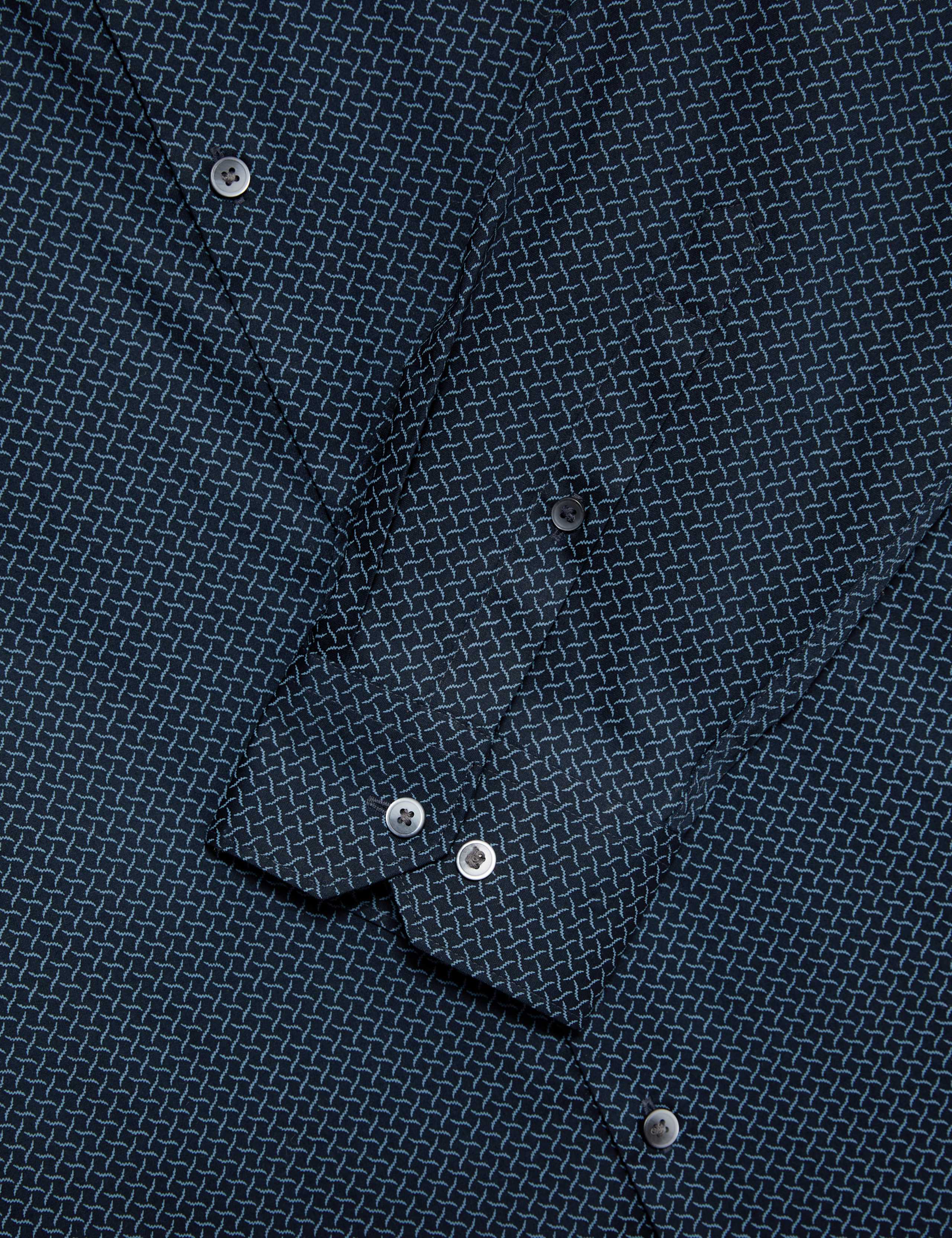 Regular Fit Pure Cotton Printed Shirt 3 of 7