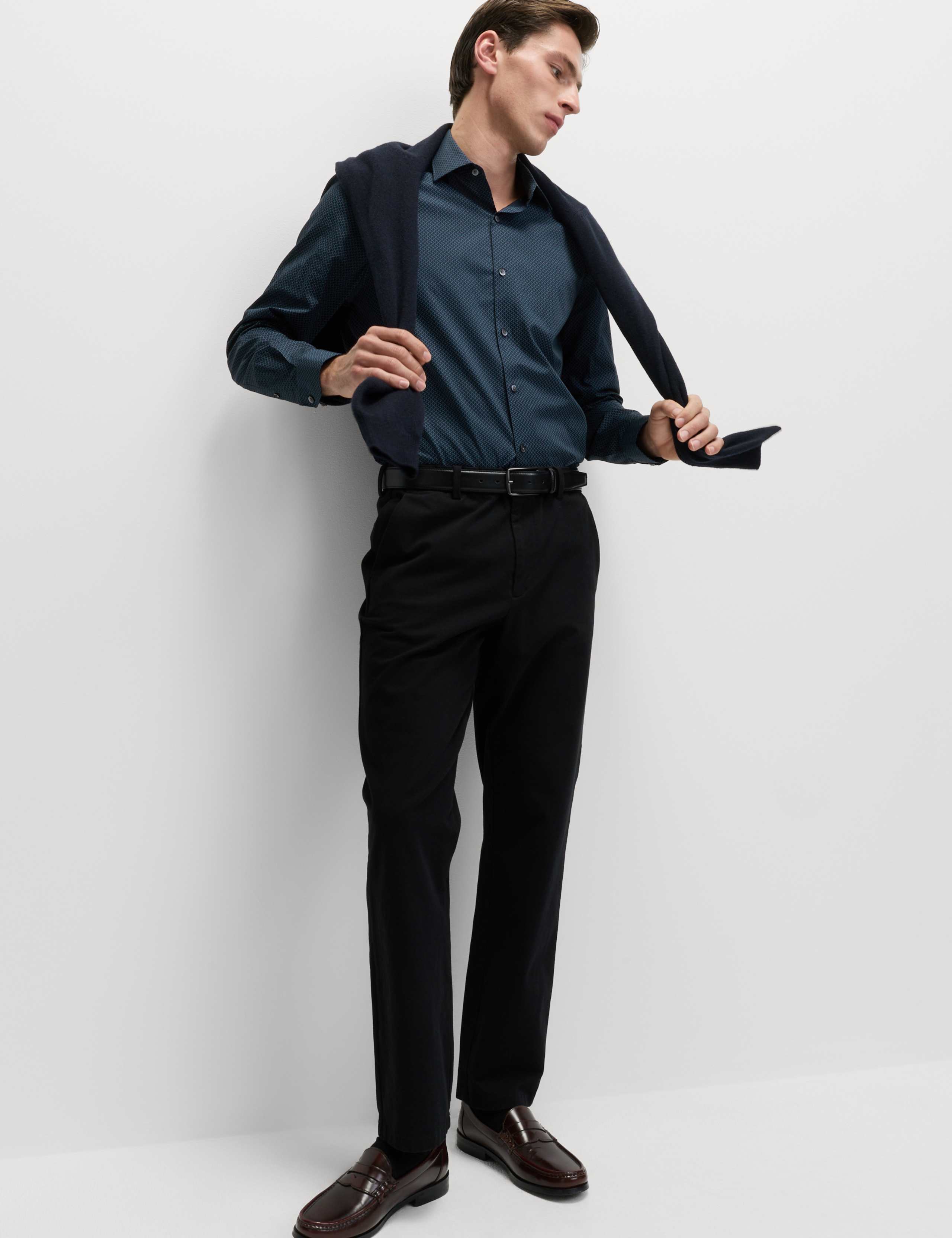 Regular Fit Pure Cotton Printed Shirt 4 of 7