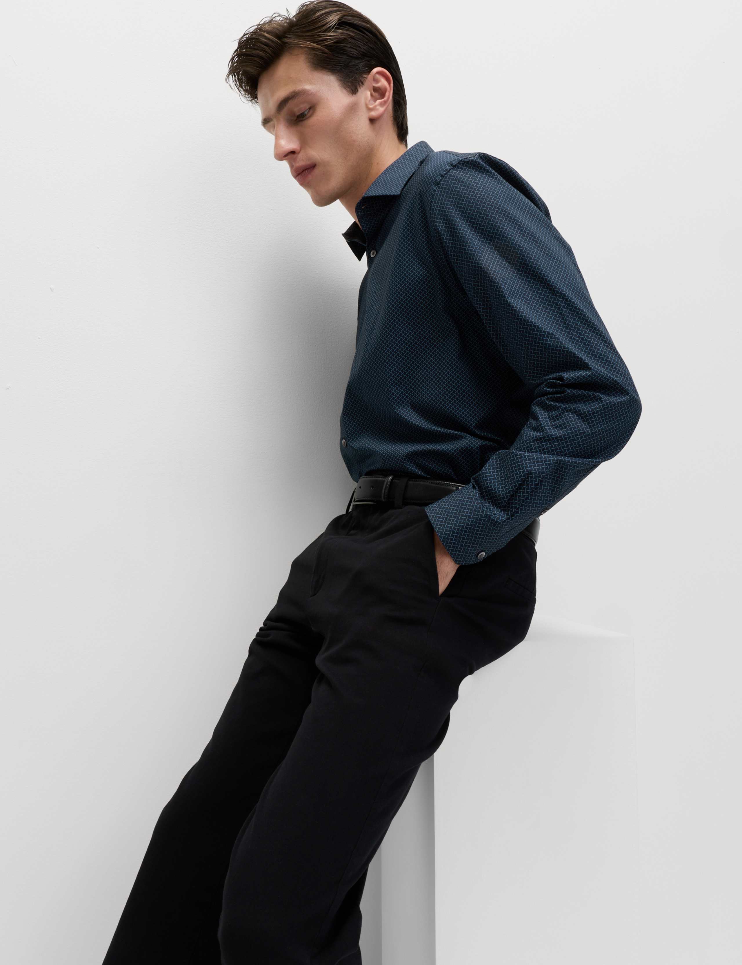 Regular Fit Pure Cotton Printed Shirt 7 of 7