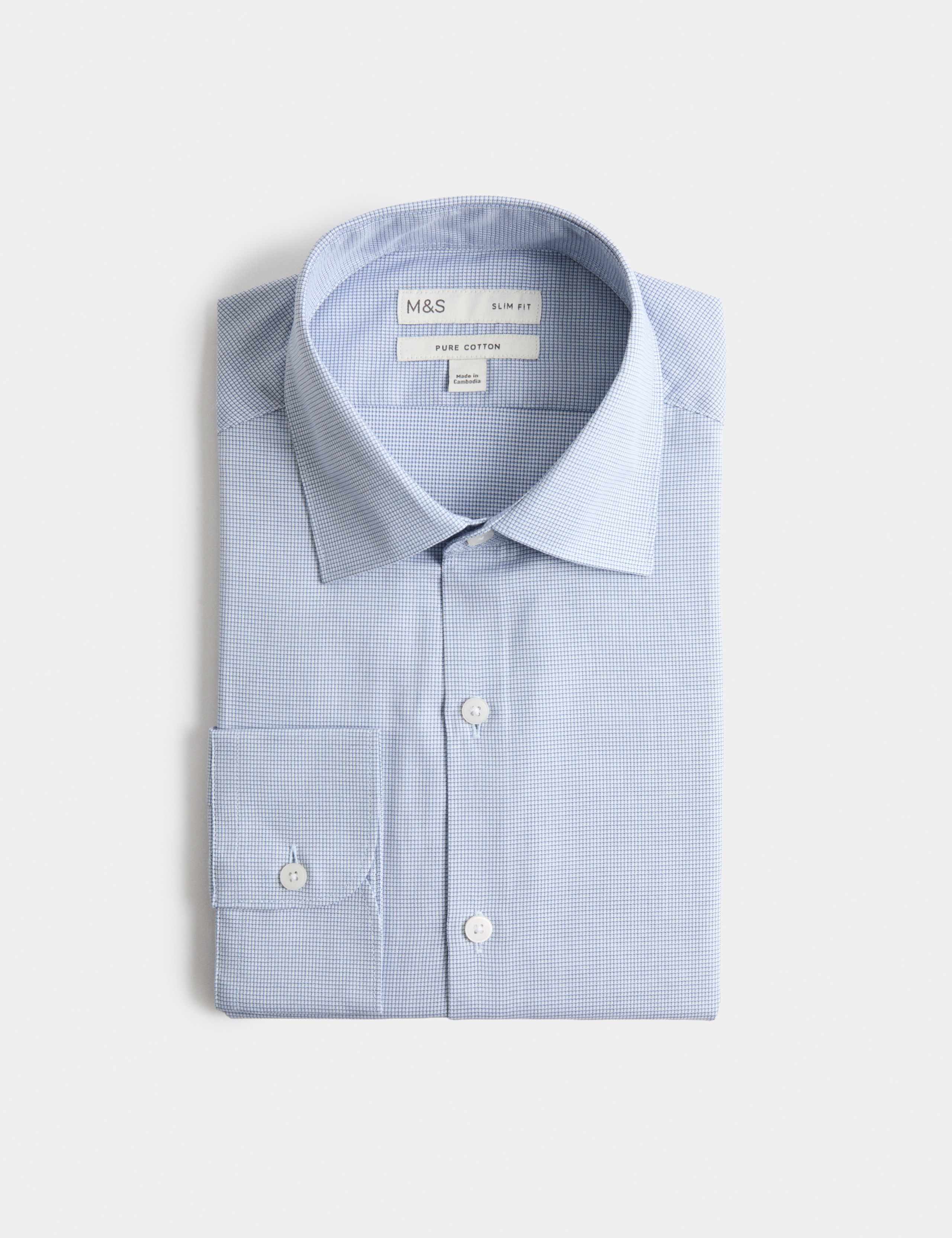 Slim Fit Textured Shirt 2 of 8