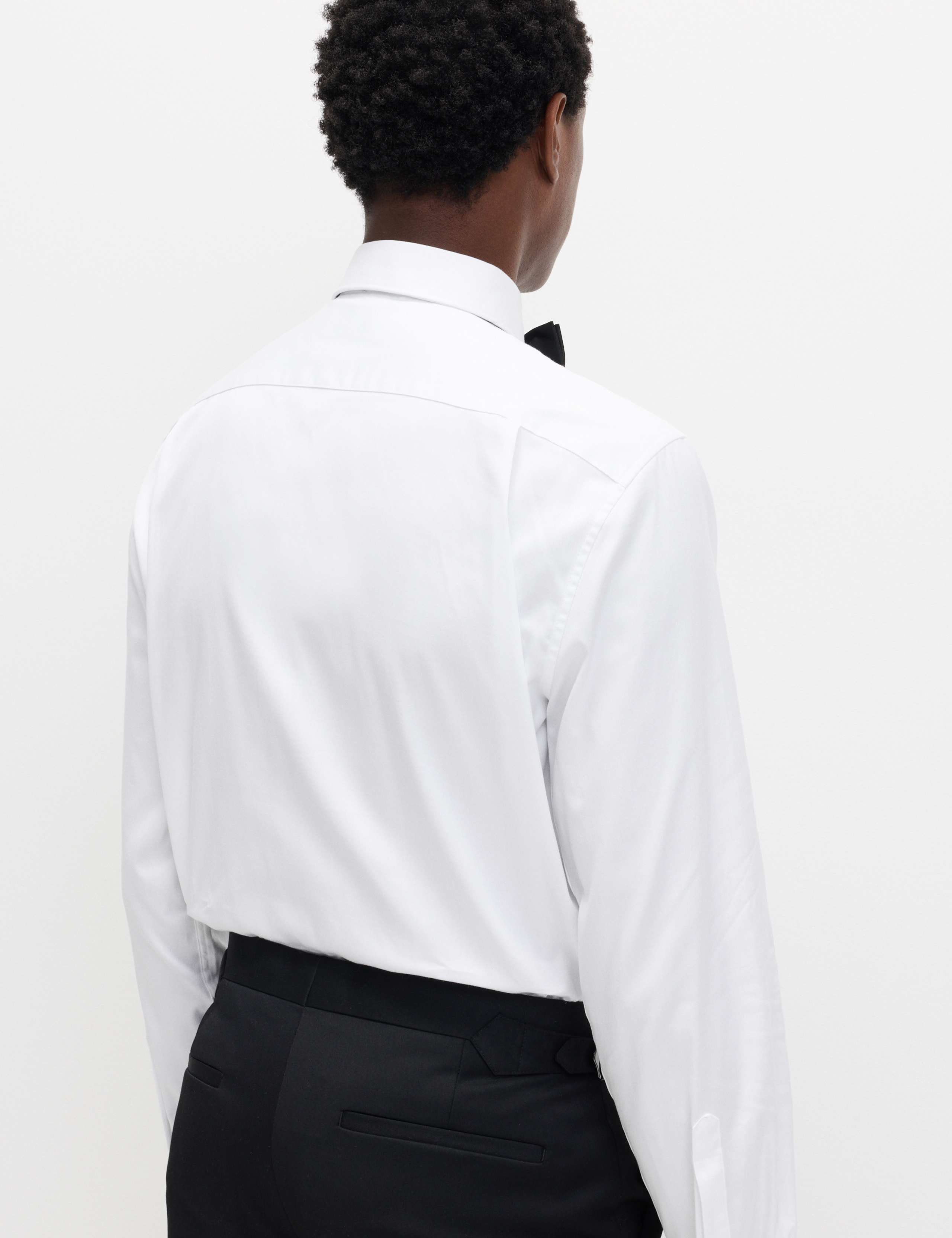 Regular Fit 2 Inch Shorter Pure Cotton Textured Luxury Shirt 3 of 5