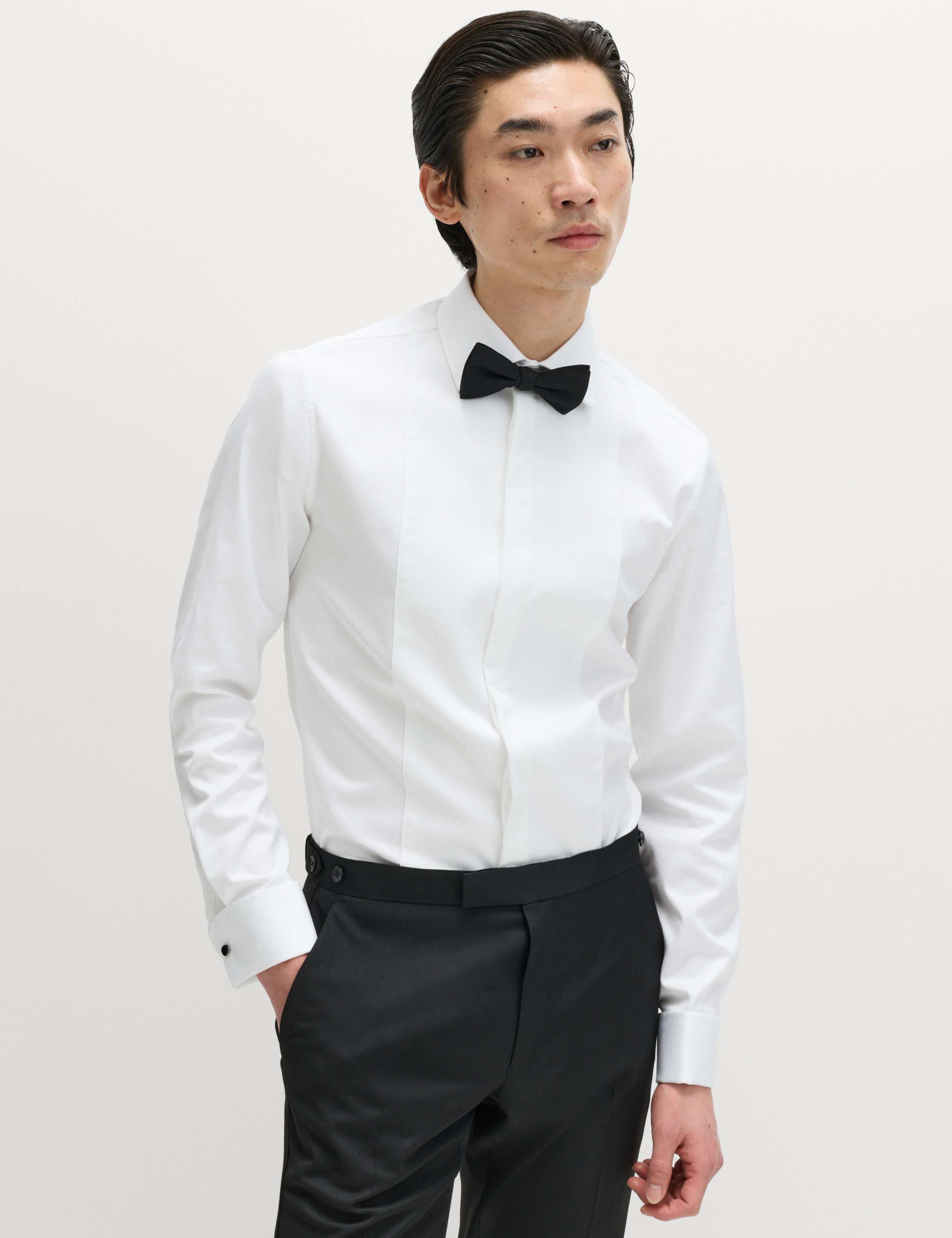 Extra Slim Fit Luxury Marcella Bib Shirt 1 of 8