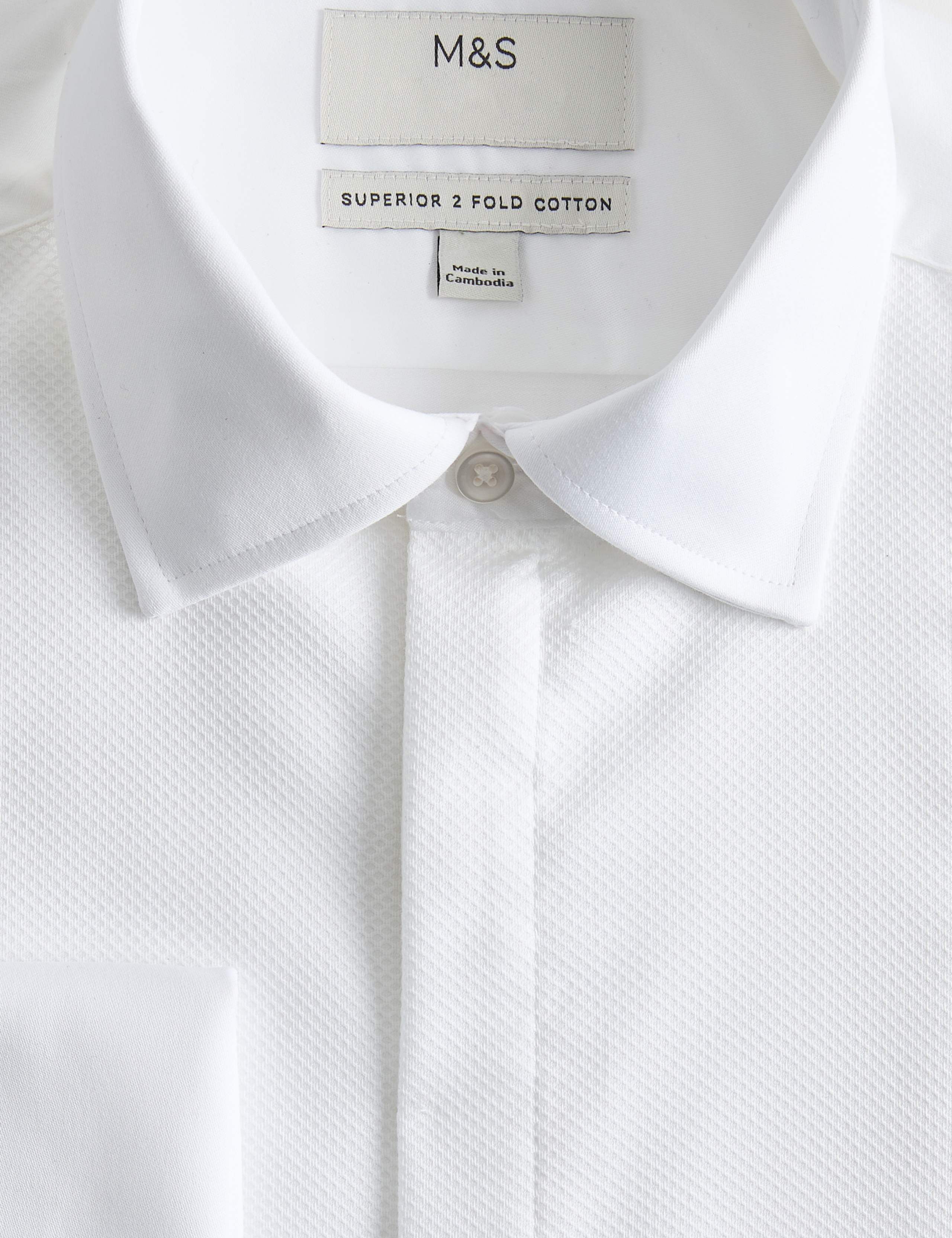 Extra Slim Fit Luxury Marcella Bib Shirt 3 of 8