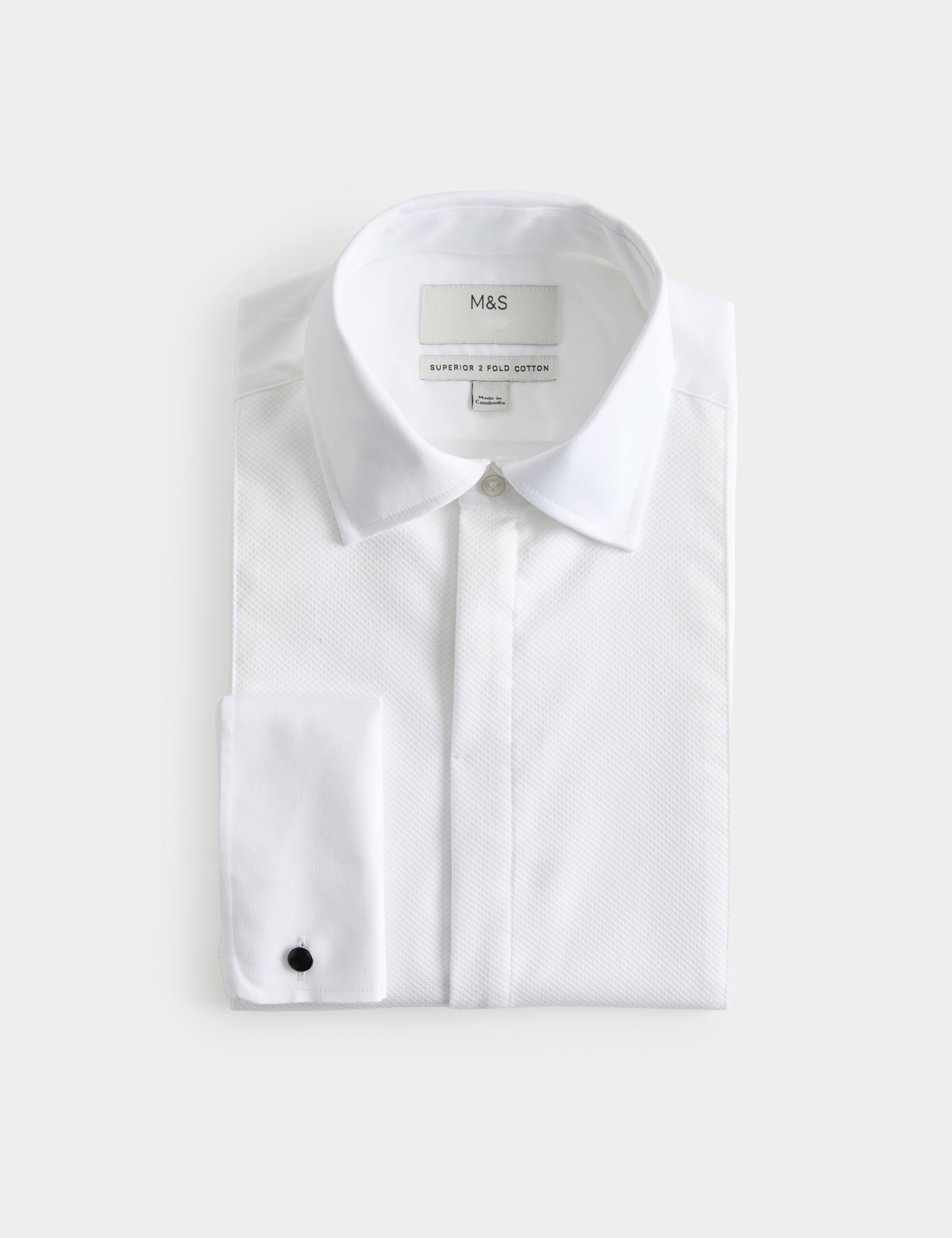 Extra Slim Fit Luxury Marcella Bib Shirt 2 of 8