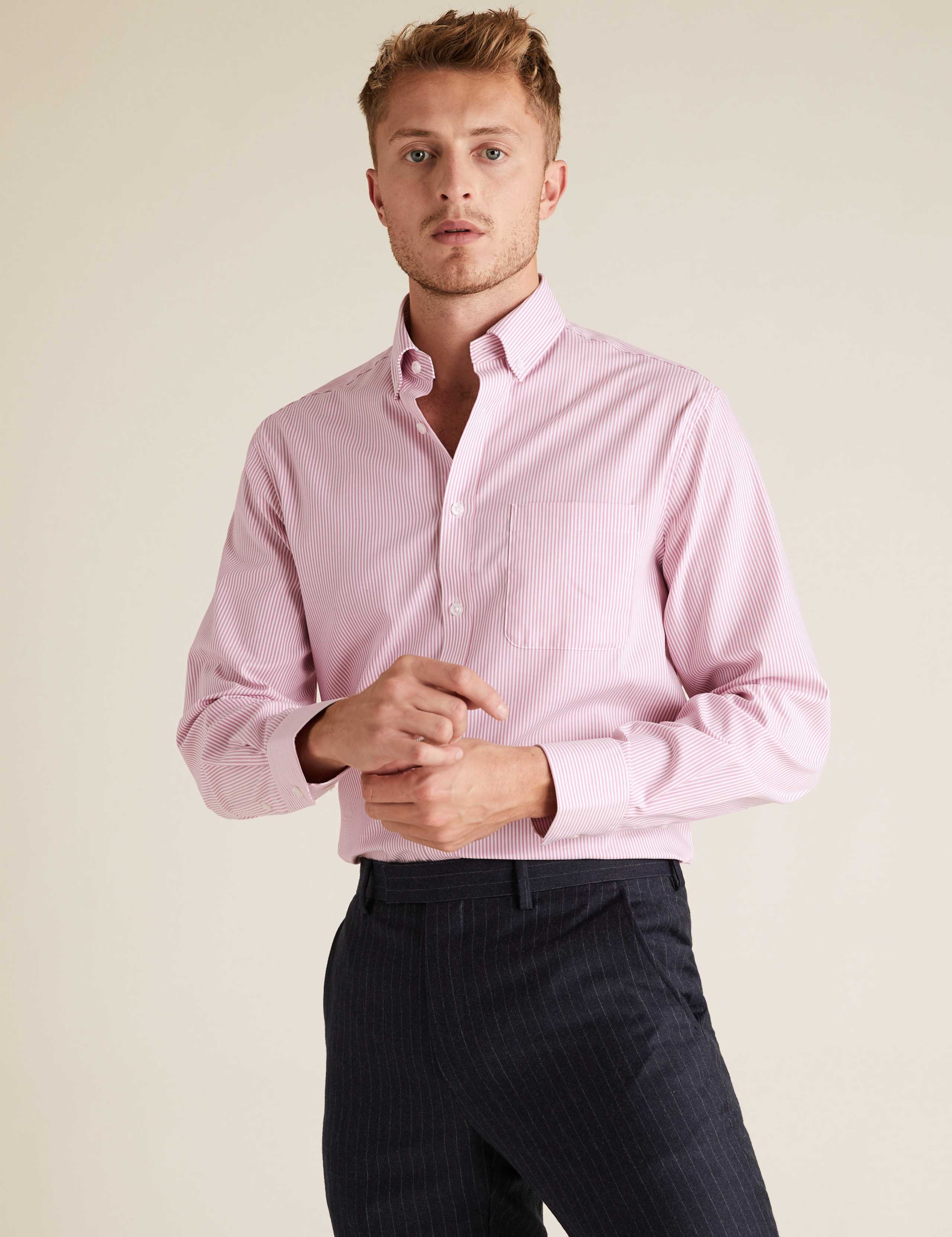 Regular Fit Pure Cotton Oxford Shirt 1 of 4