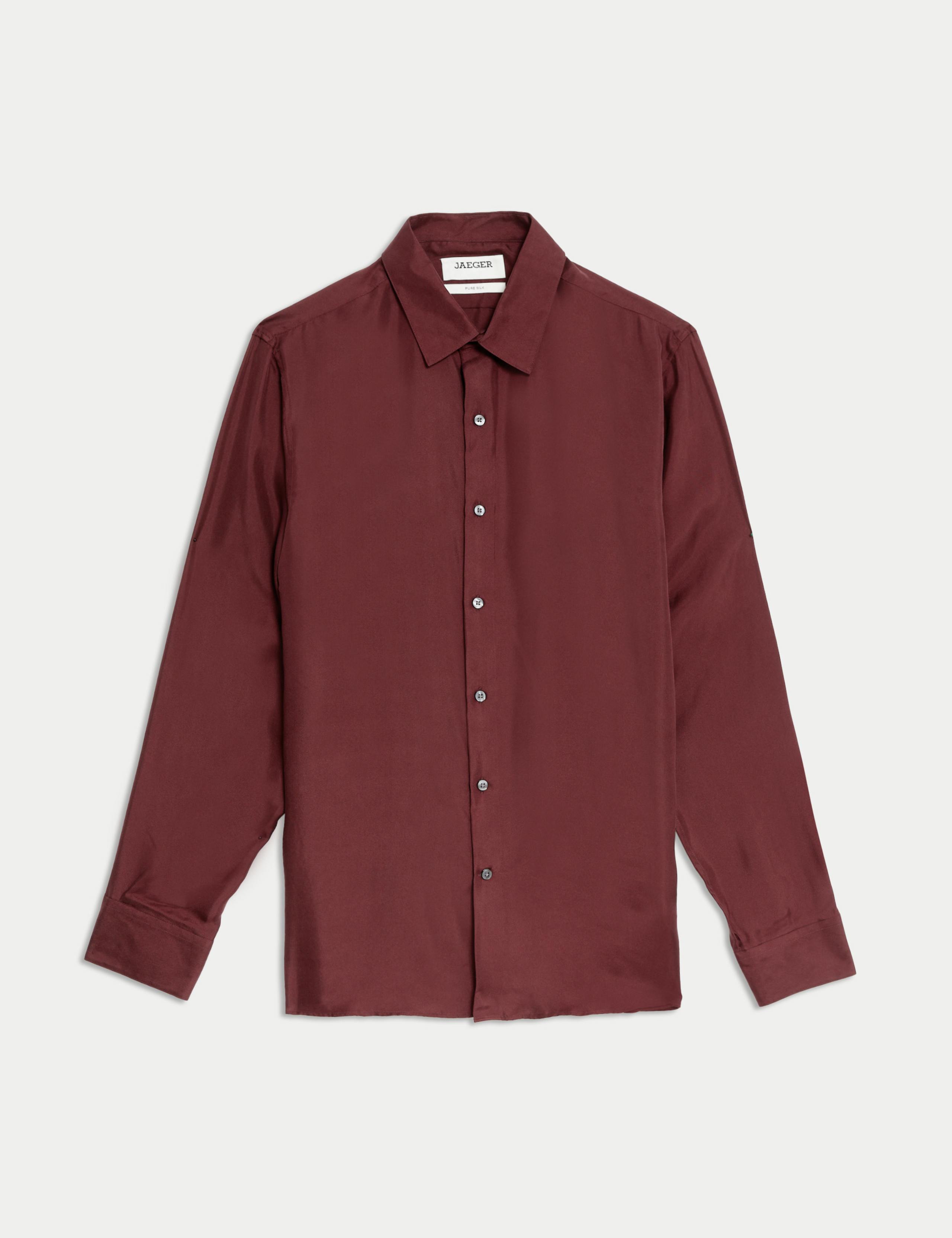 Regular Fit Luxury Silk Shirt 2 of 8