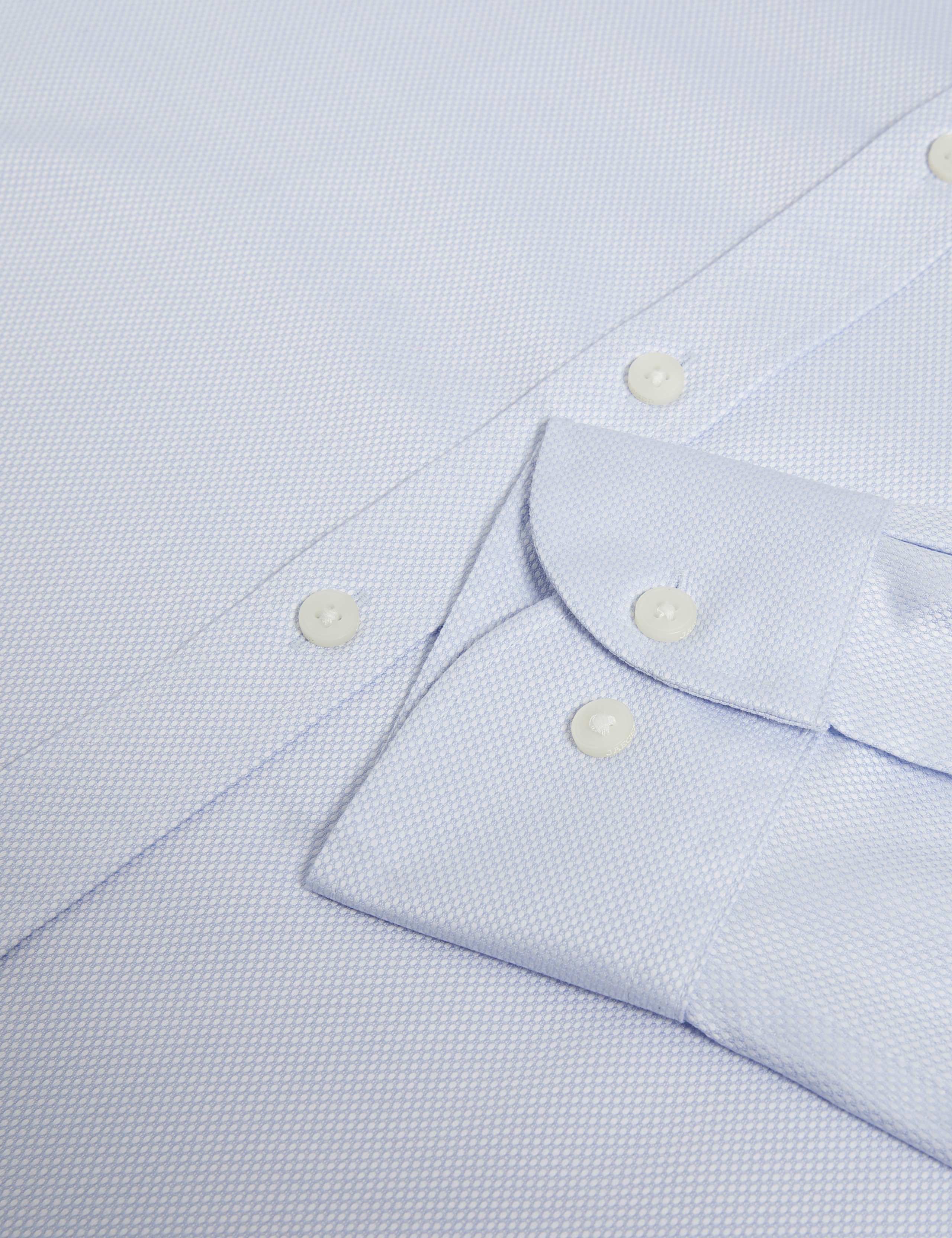 Tailored Fit Luxury Cotton Textured Shirt 3 of 8