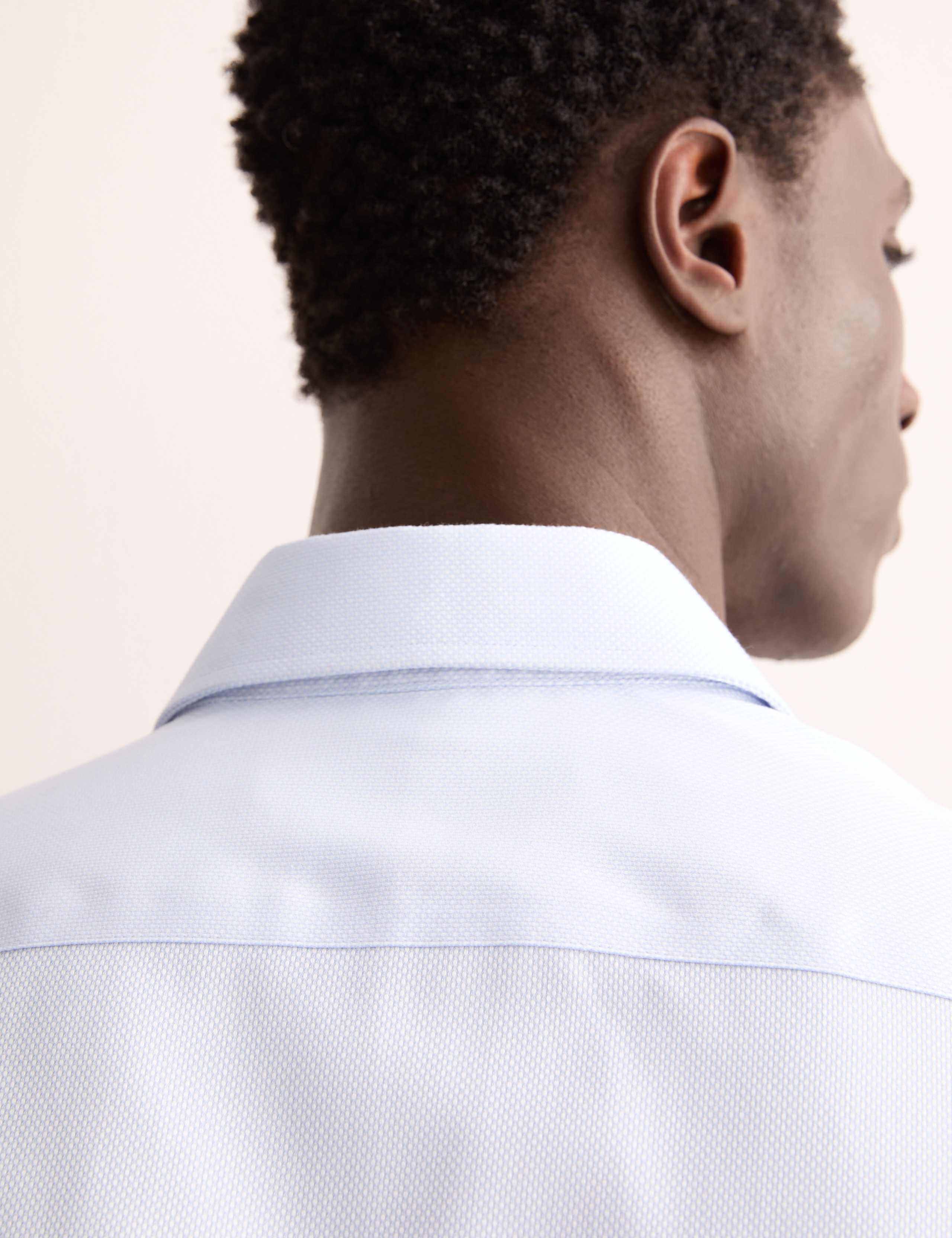 Tailored Fit Luxury Cotton Textured Shirt 8 of 8
