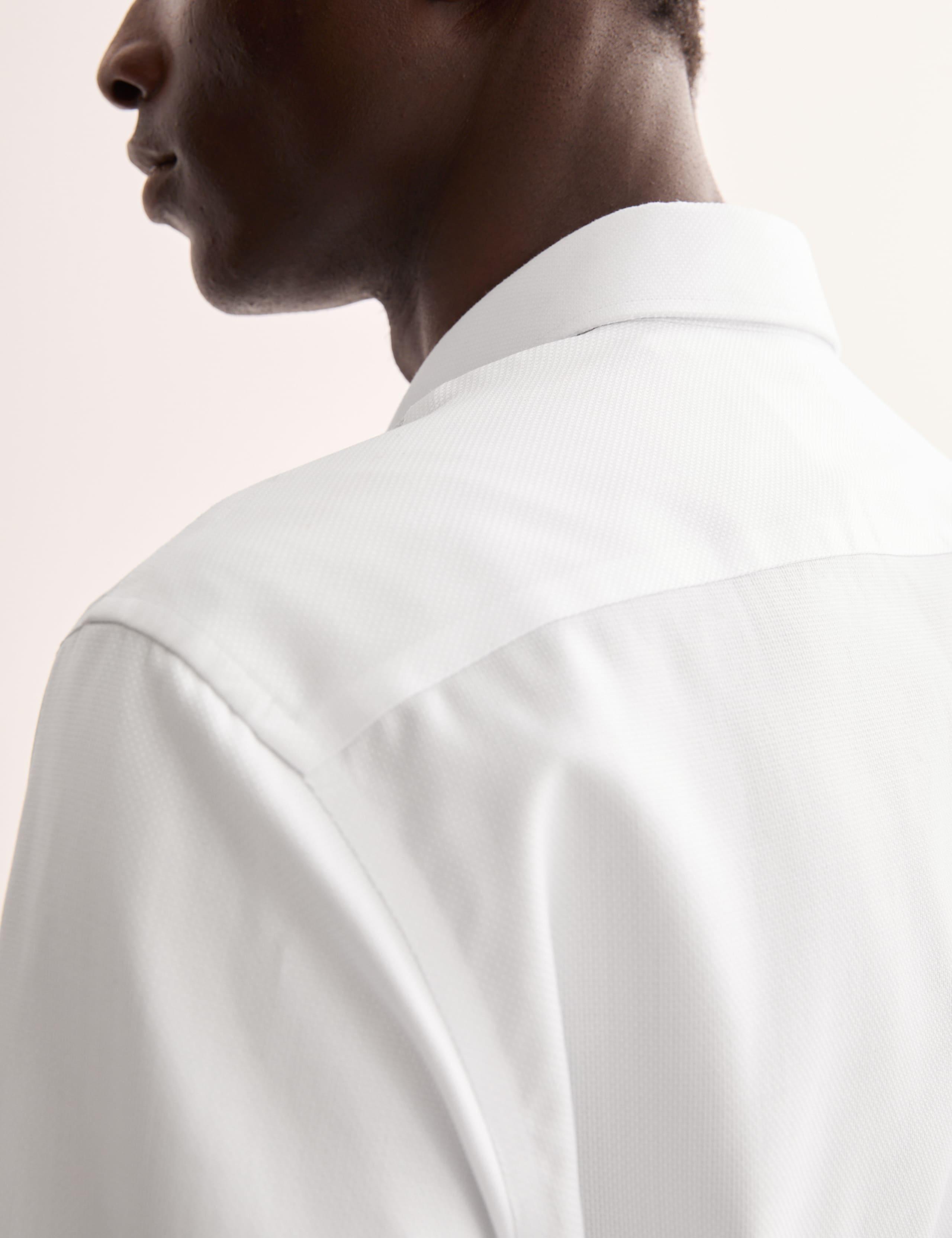 Tailored Fit Luxury Cotton Textured Shirt 5 of 8