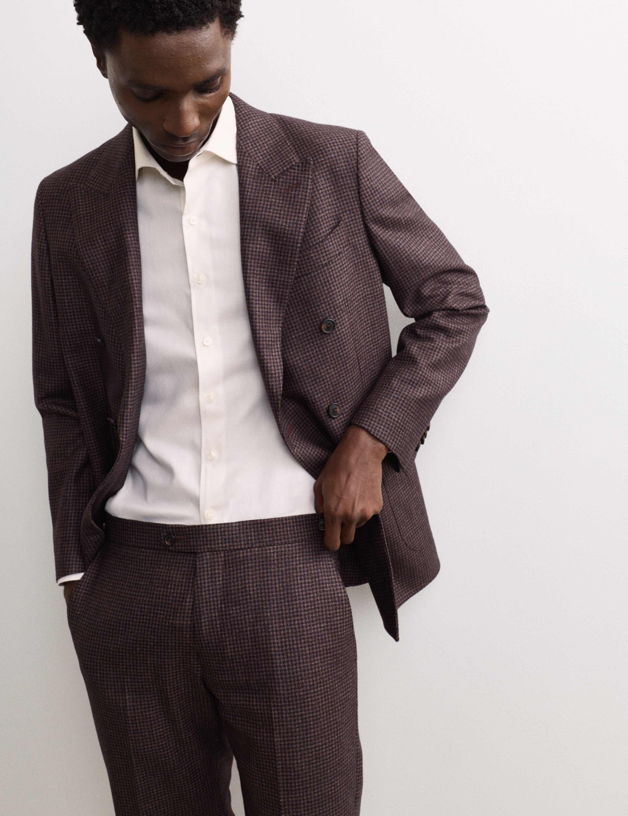 Regular Fit Luxury Pure Cotton Textured Shirt 5 of 8